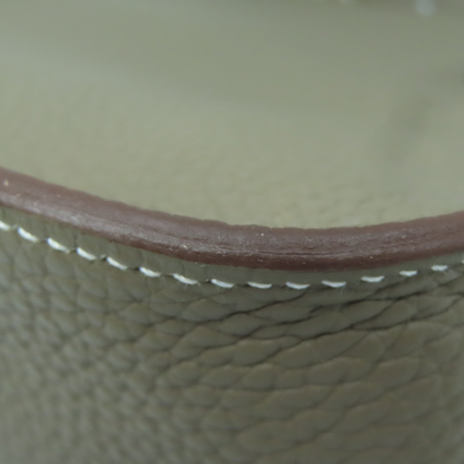 HERMES Taurillon Clemence皮革Jypsiere 28銀肩背袋大象灰色