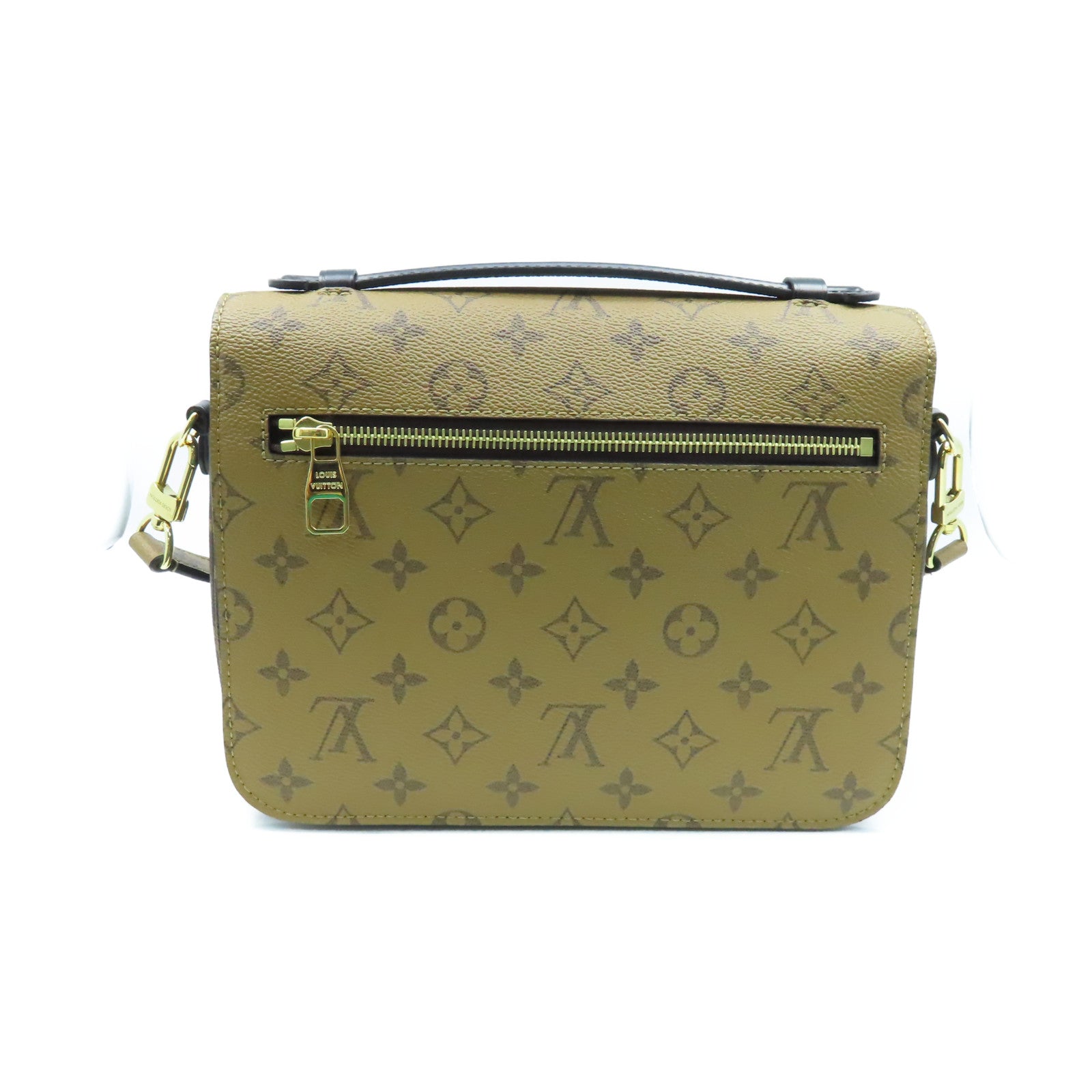 LOUIS VUITTON Monogram Pochette Metis 2Way Shoulder Bag金扣手挽肩背兩用袋啡色