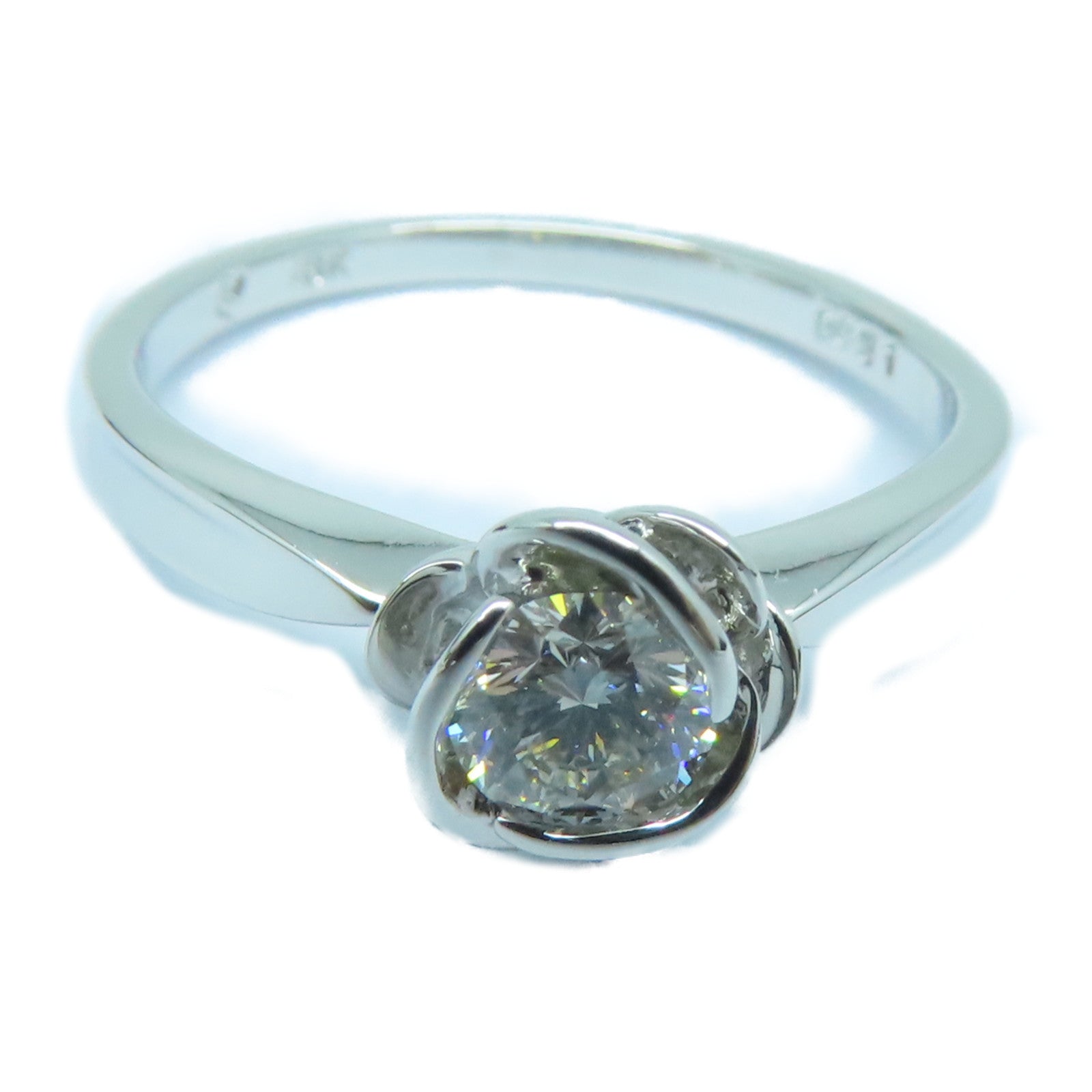 JEWELRY 18K白金Diamond Ring 0.31ct鑽石戒指US#5.5
