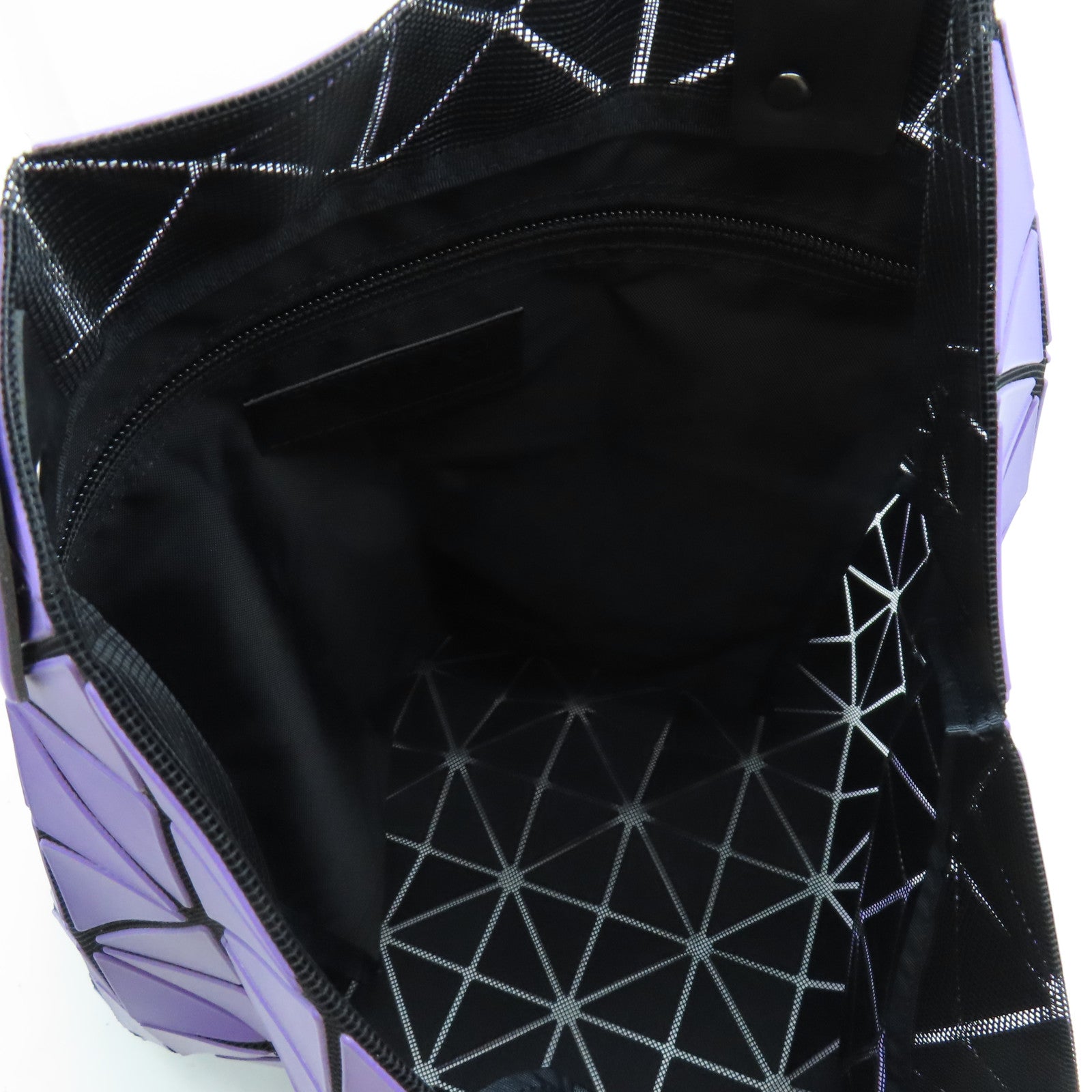 ISSEY MIYAKE PVC Tote Bag銀扣手挽袋紫色