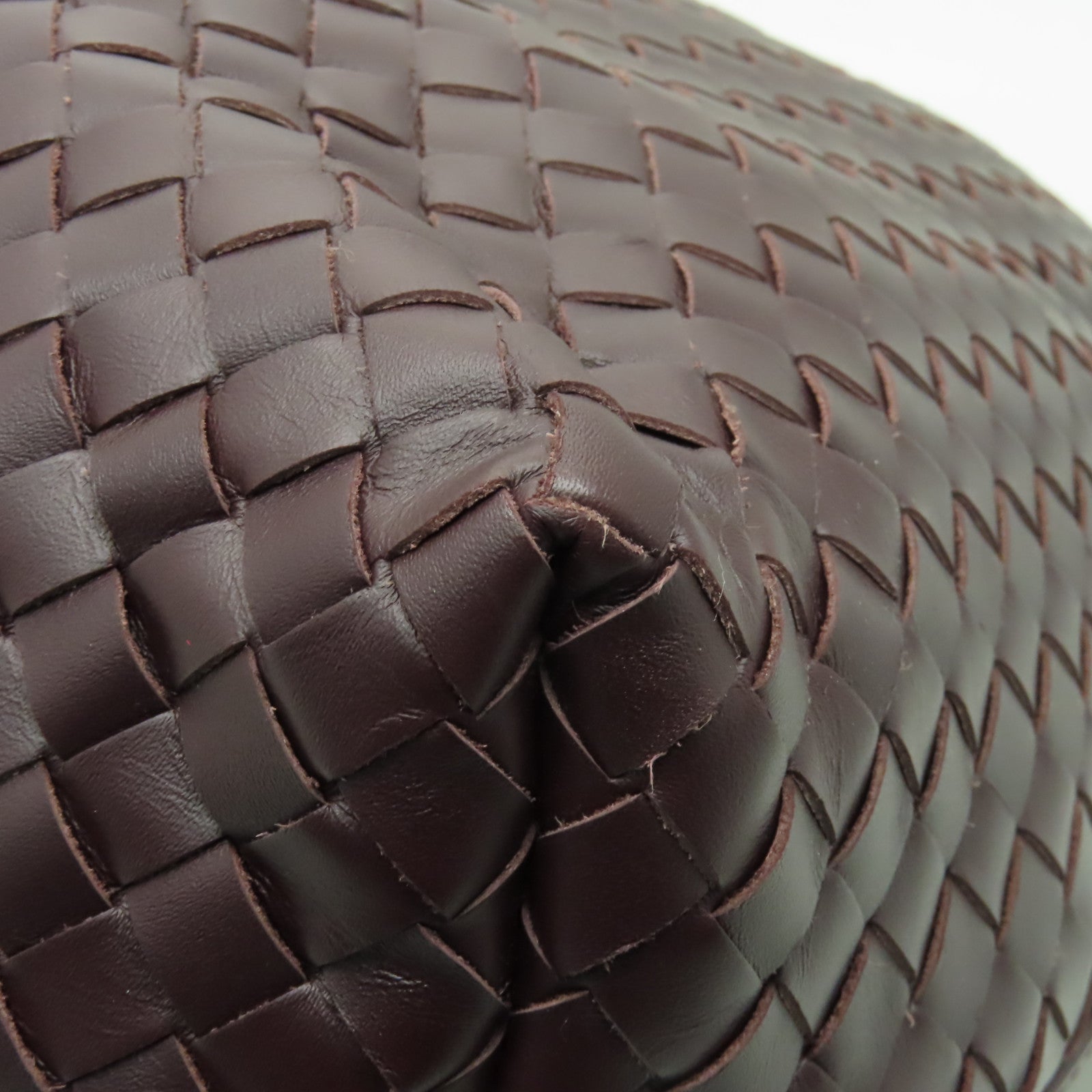 BOTTEGA VENETA 牛皮皮革Intrecciato Nappa肩背袋啡色