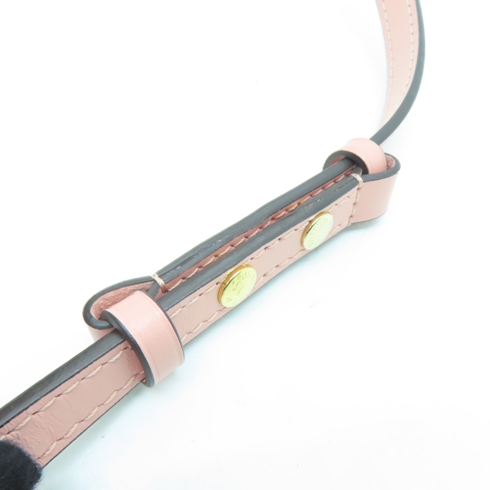 LOUIS VUITTON Monogram NeoNoe金扣肩背袋啡色/粉紅色