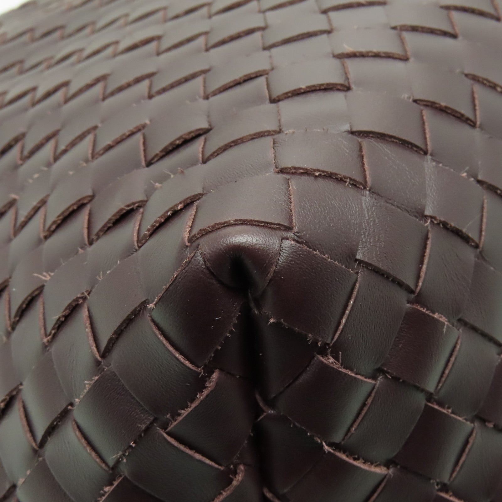 BOTTEGA VENETA 牛皮皮革Intrecciato Nappa肩背袋啡色