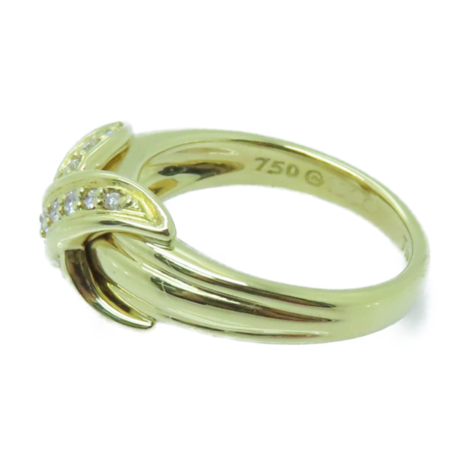 TIFFANY＆CO 18K黃金Diamond Ring戒指US#6.5金色