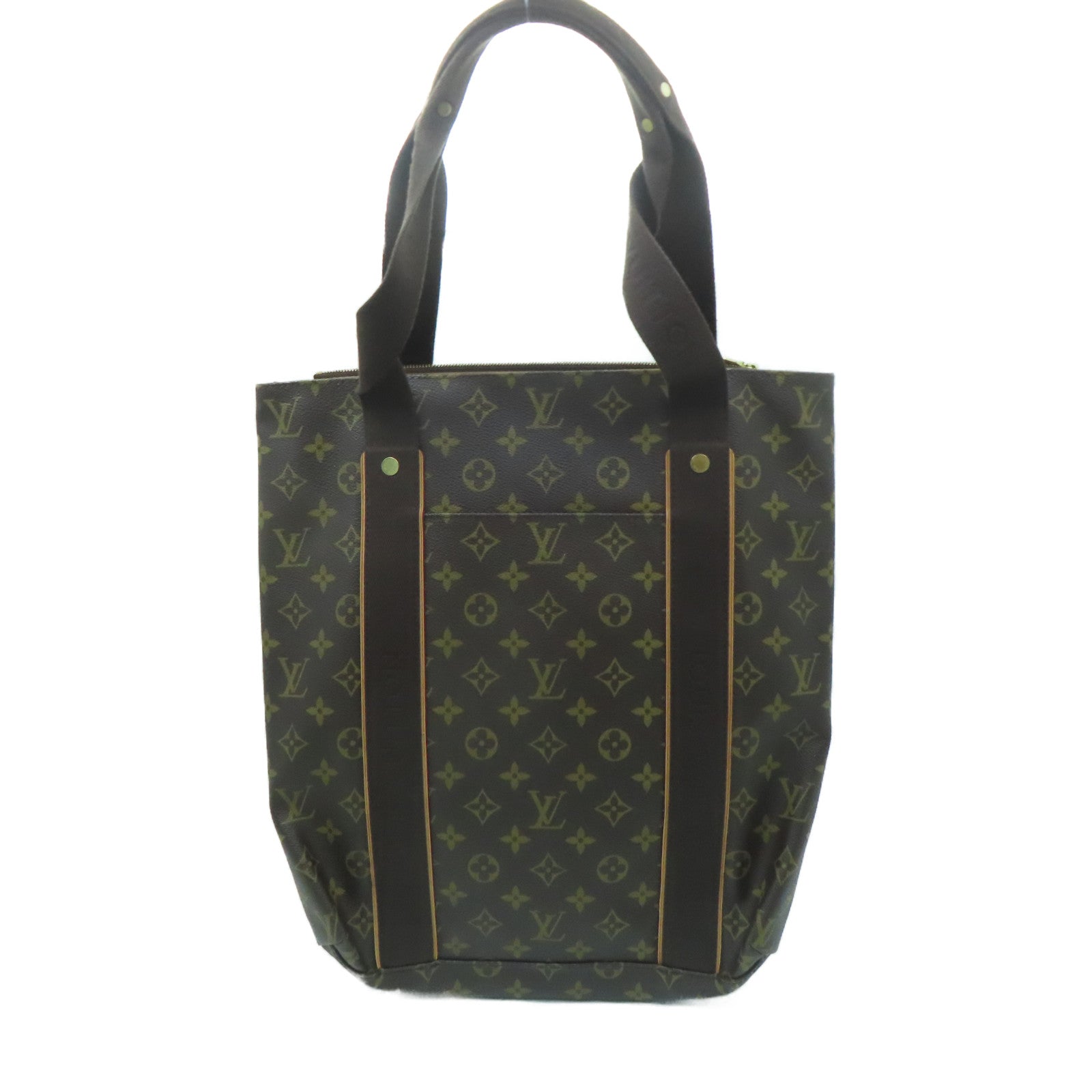 LOUIS VUITTON Monogram Beaubourg金扣手挽袋啡色