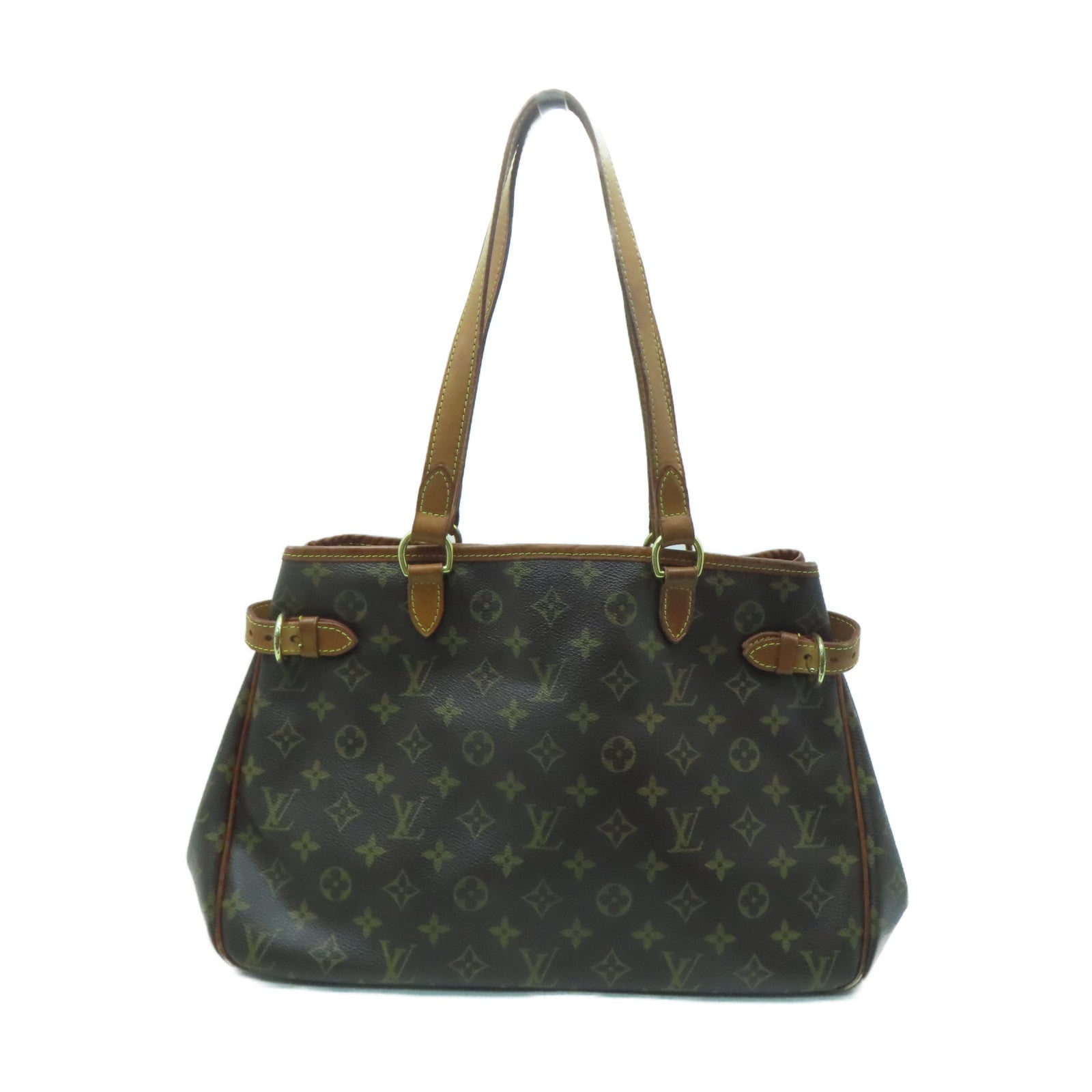 LOUIS VUITTON Monogram Batignolles Horizontal金扣肩背袋啡色