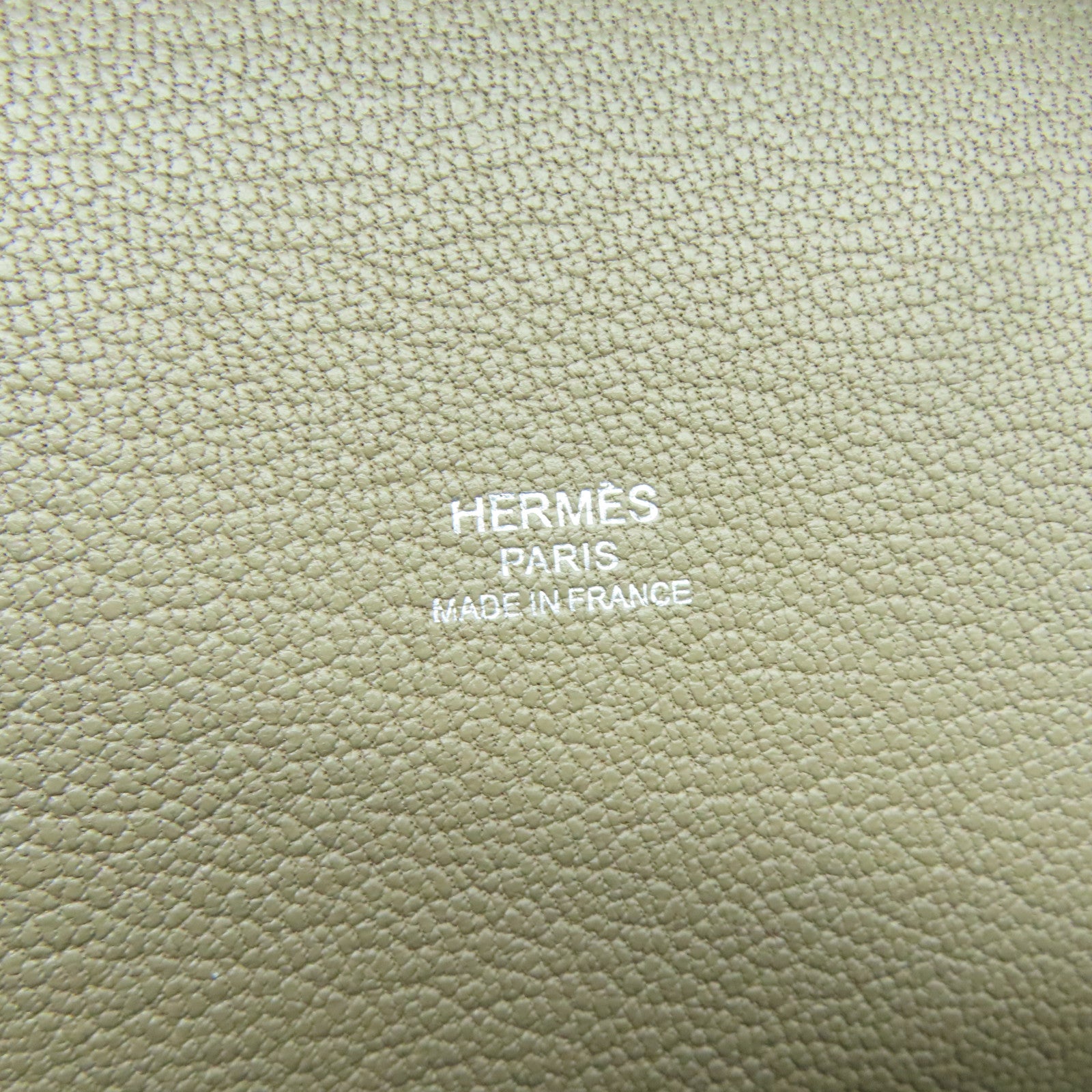 HERMES Taurillon Clemence皮革Jypsiere 28銀肩背袋大象灰色