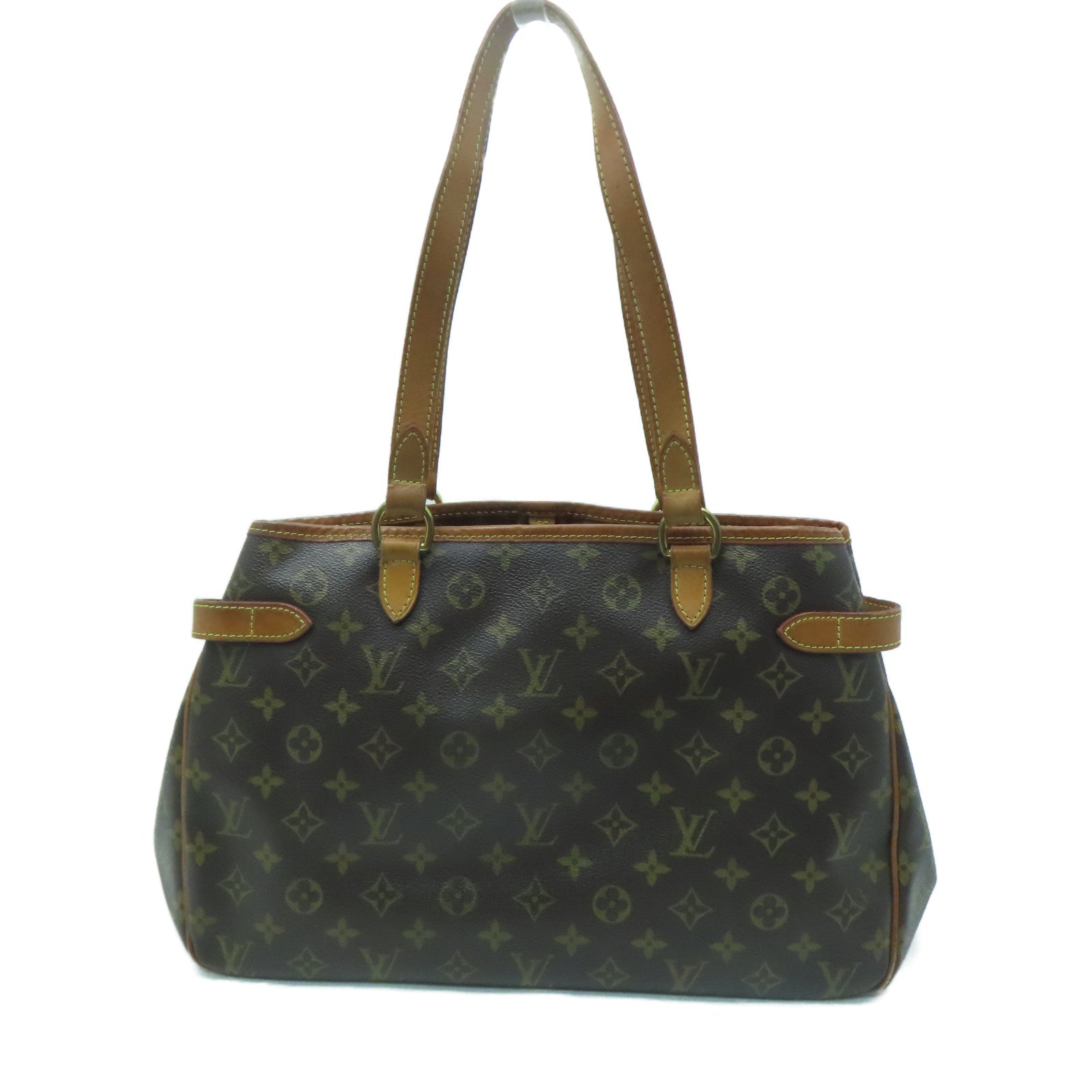 LOUIS VUITTON Monogram Batignolles Horizontal金扣肩背袋啡色