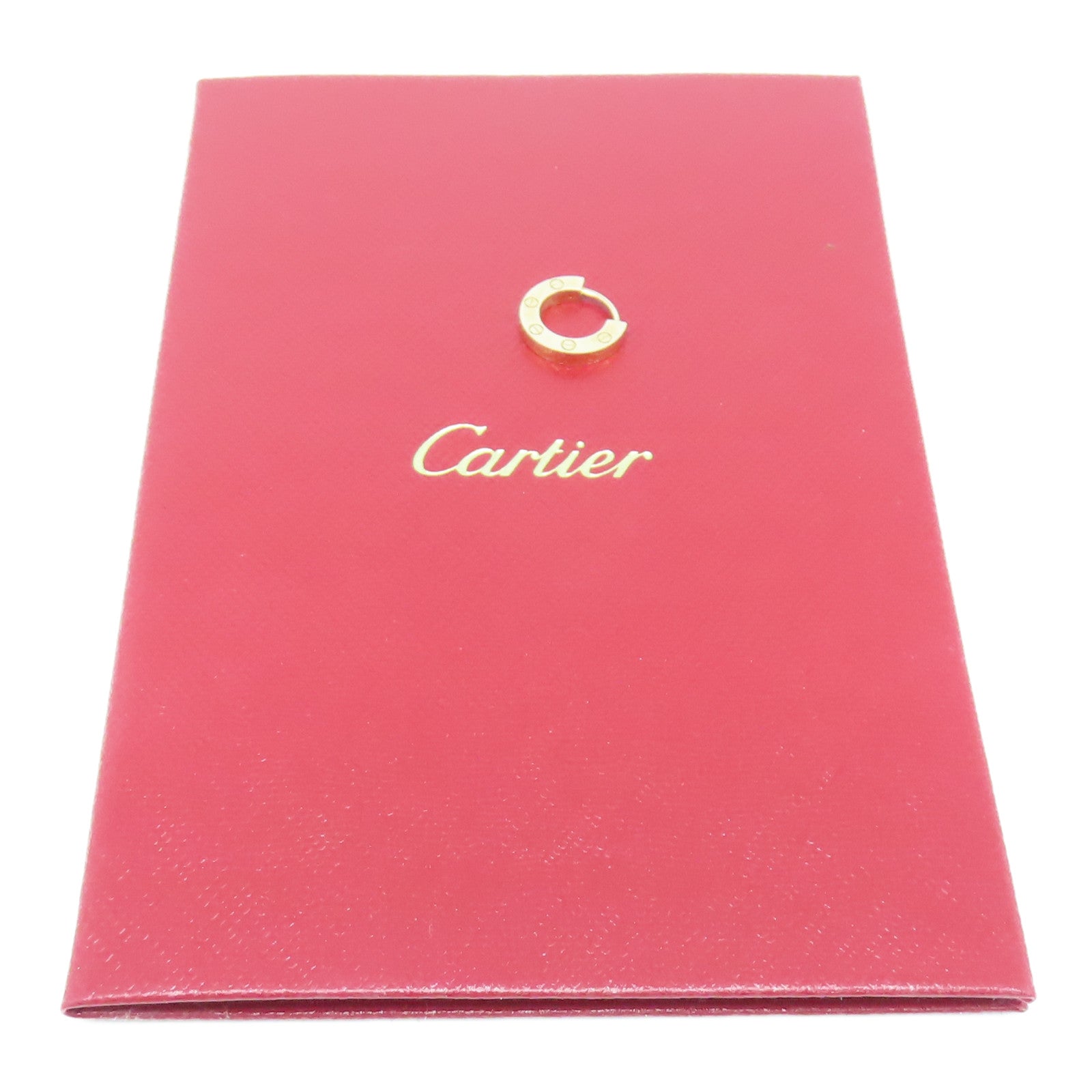 CARTIER AU750 Love Earring rose gold