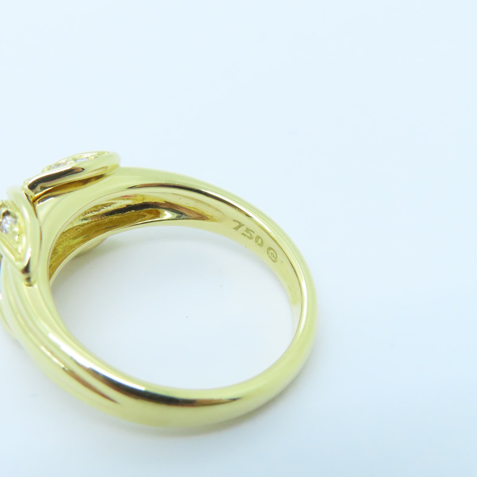 TIFFANY＆CO 18K黃金Diamond Ring戒指US#6.5金色