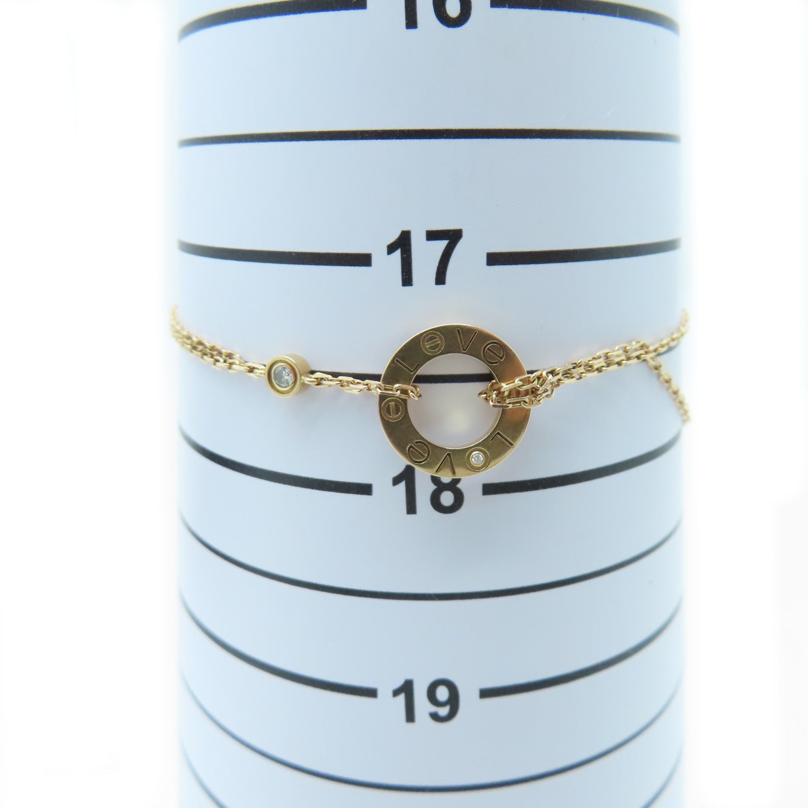 CARTIER 【激減優惠】18K玫瑰金Love Bracelet手鏈粉金色