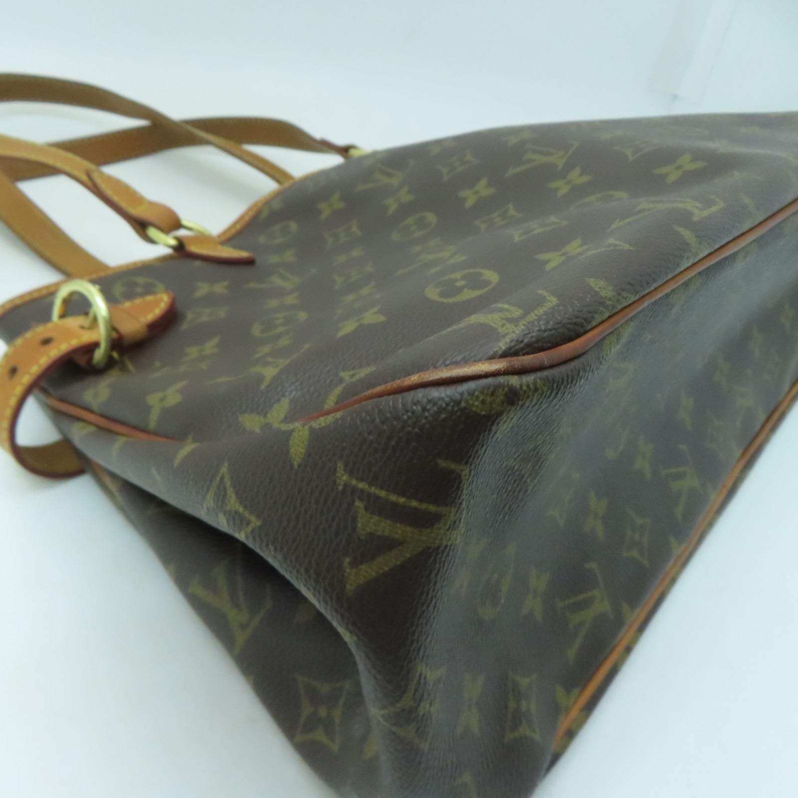 LOUIS VUITTON Monogram Batignolles Horizontal金扣肩背袋啡色