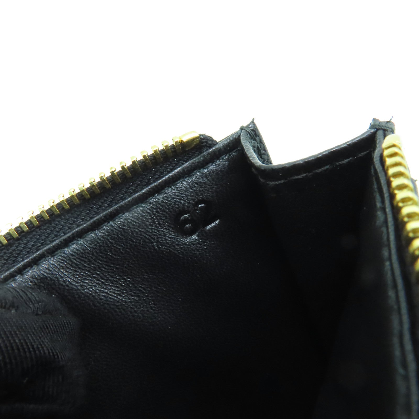PRADA 牛皮皮革Card Case金扣卡片套黒色