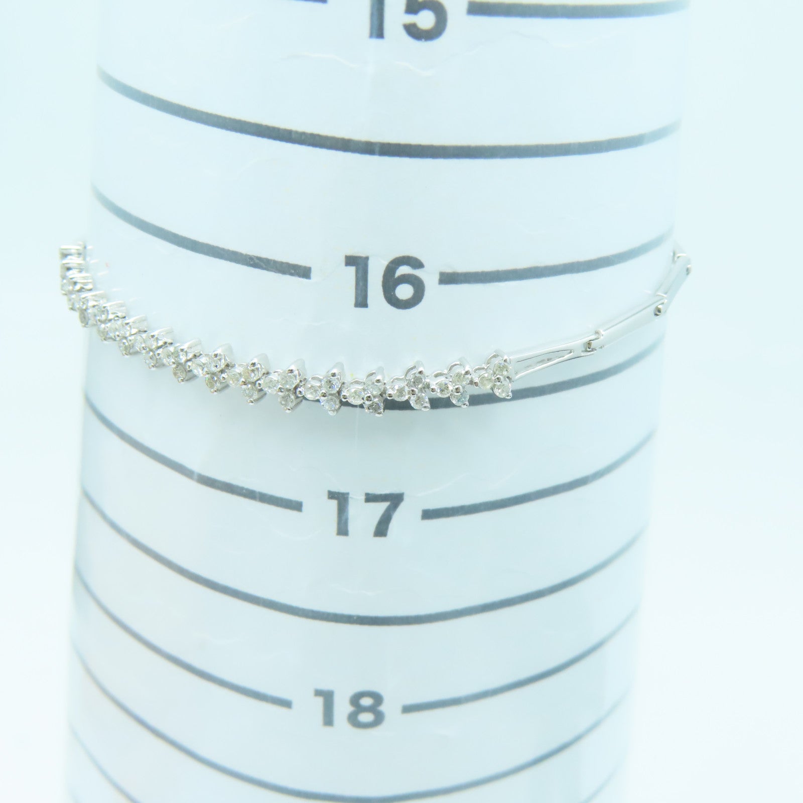 JEWELRY 18K White Gold Diamond Bracelet Diamond Bracelet