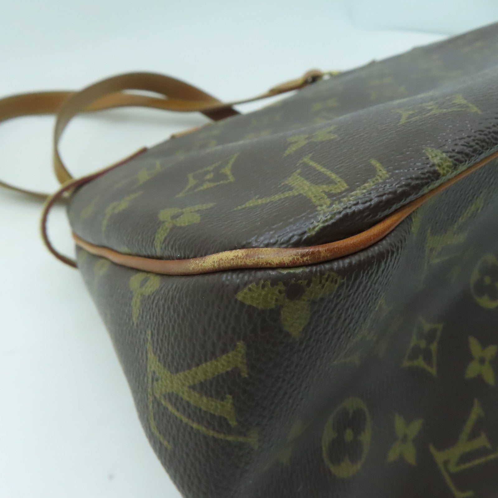 LOUIS VUITTON Monogram Batignolles Horizontal金扣肩背袋啡色