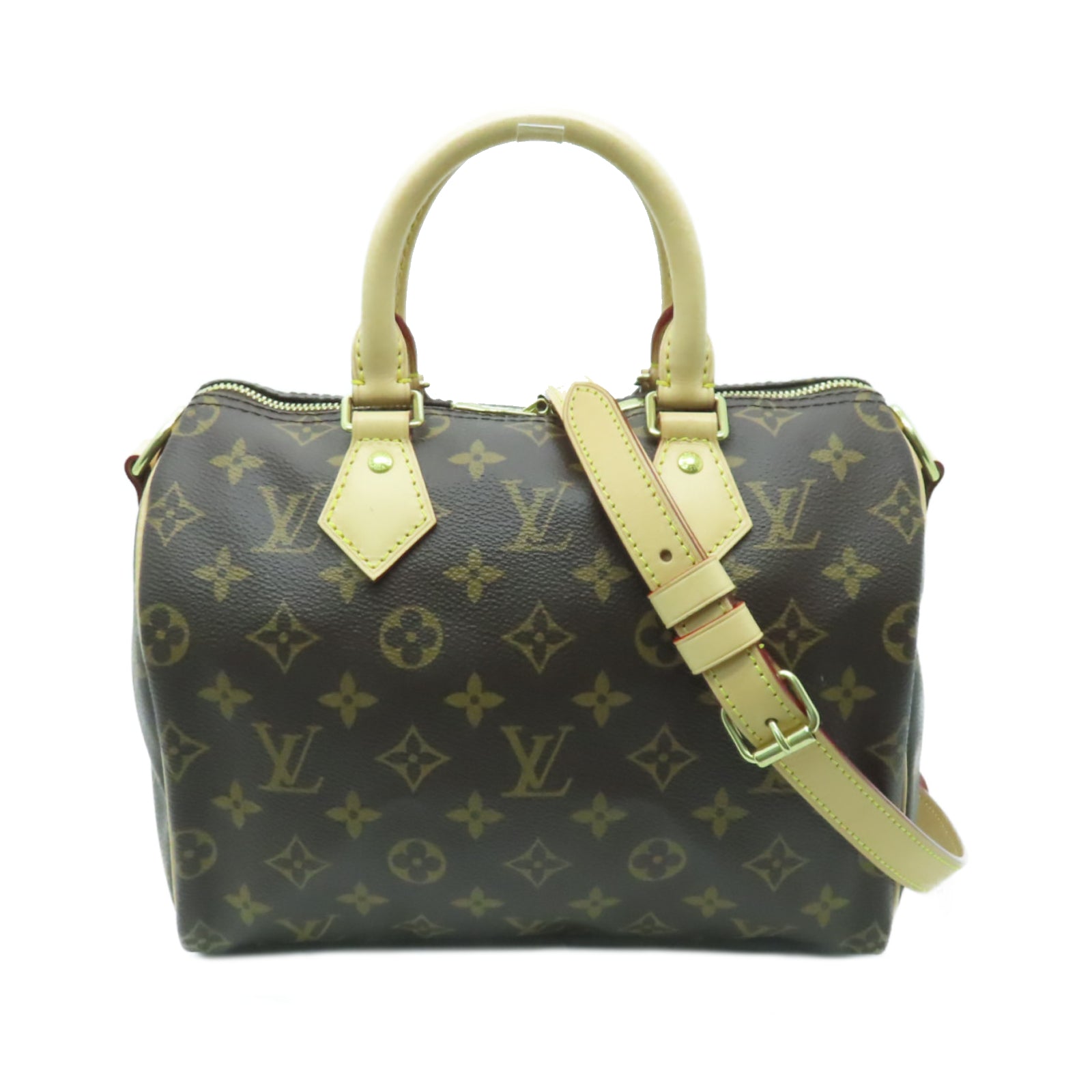 LOUIS VUITTON Monogram Speedy Bondouliere 25金扣手挽肩背兩用袋啡色