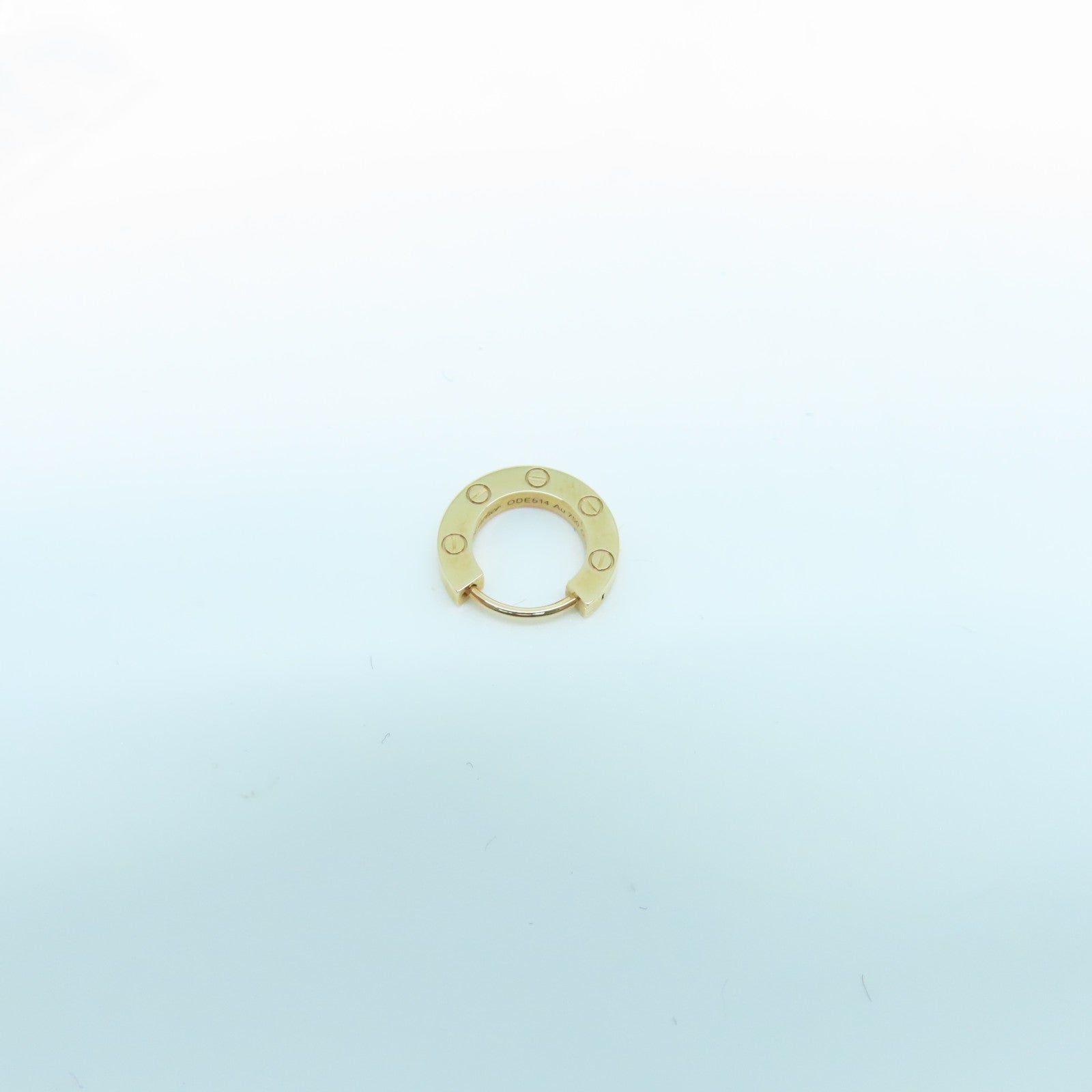 CARTIER AU750 Love Earring rose gold