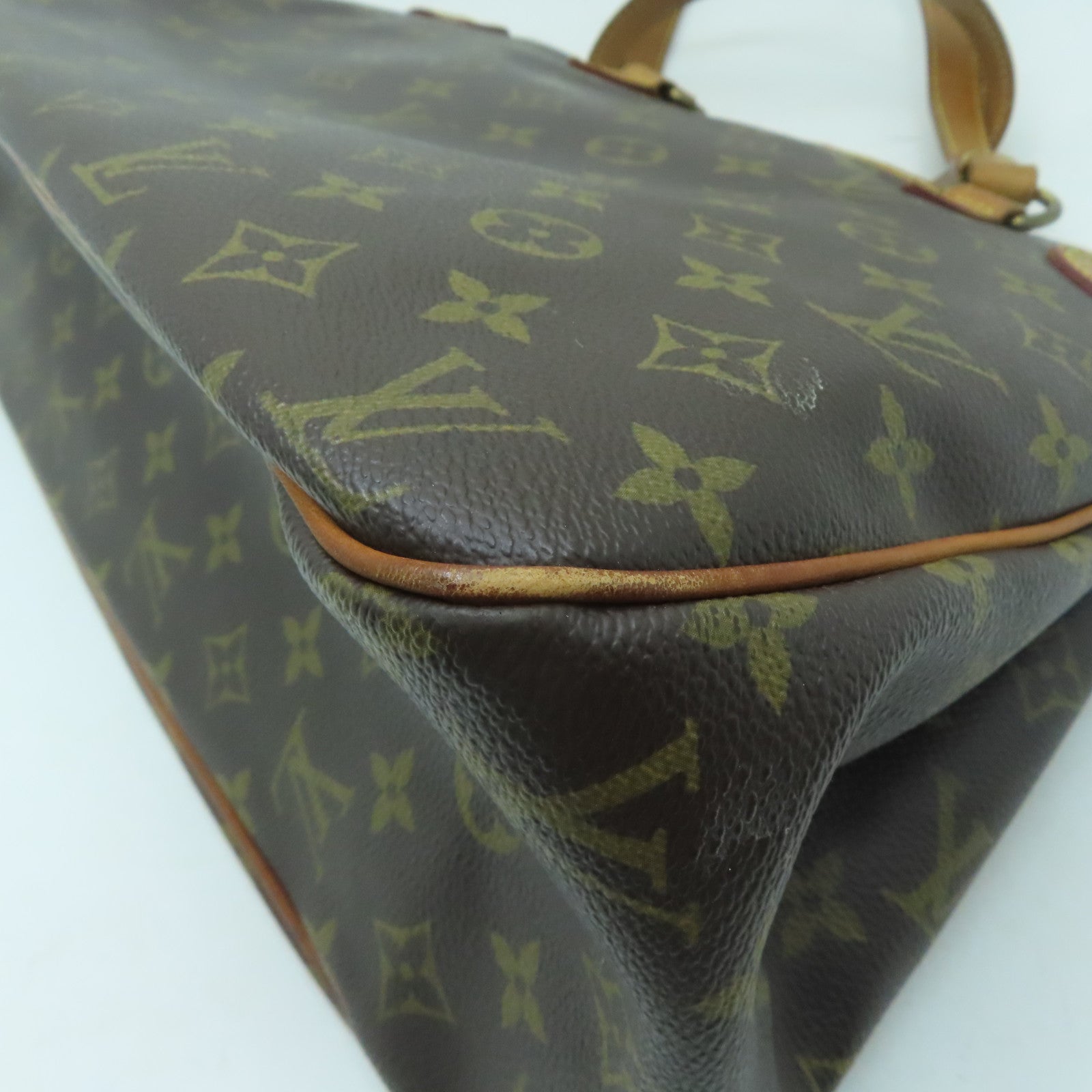 LOUIS VUITTON Monogram Batignolles Horizontal金扣肩背袋啡色