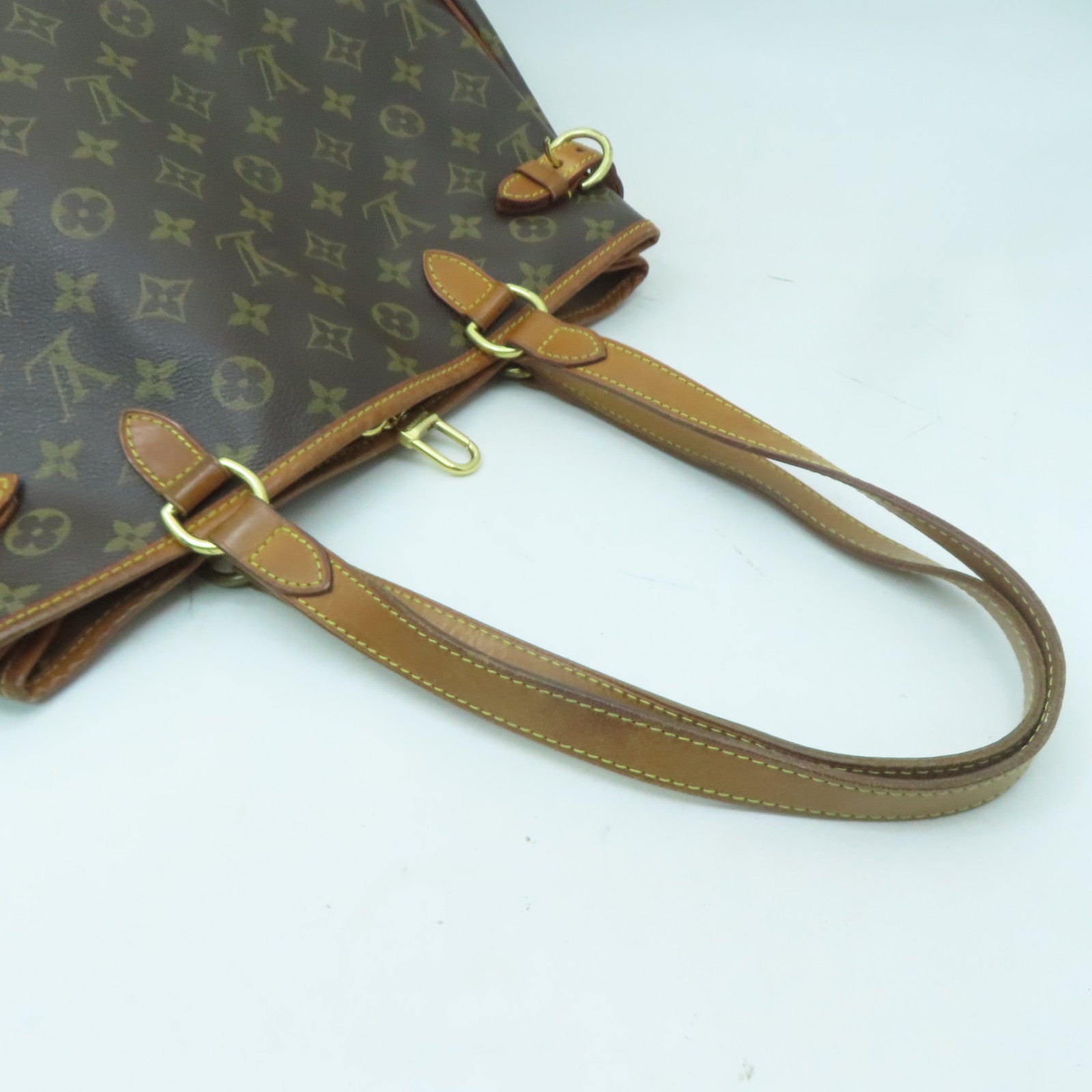 LOUIS VUITTON Monogram Batignolles Horizontal金扣肩背袋啡色