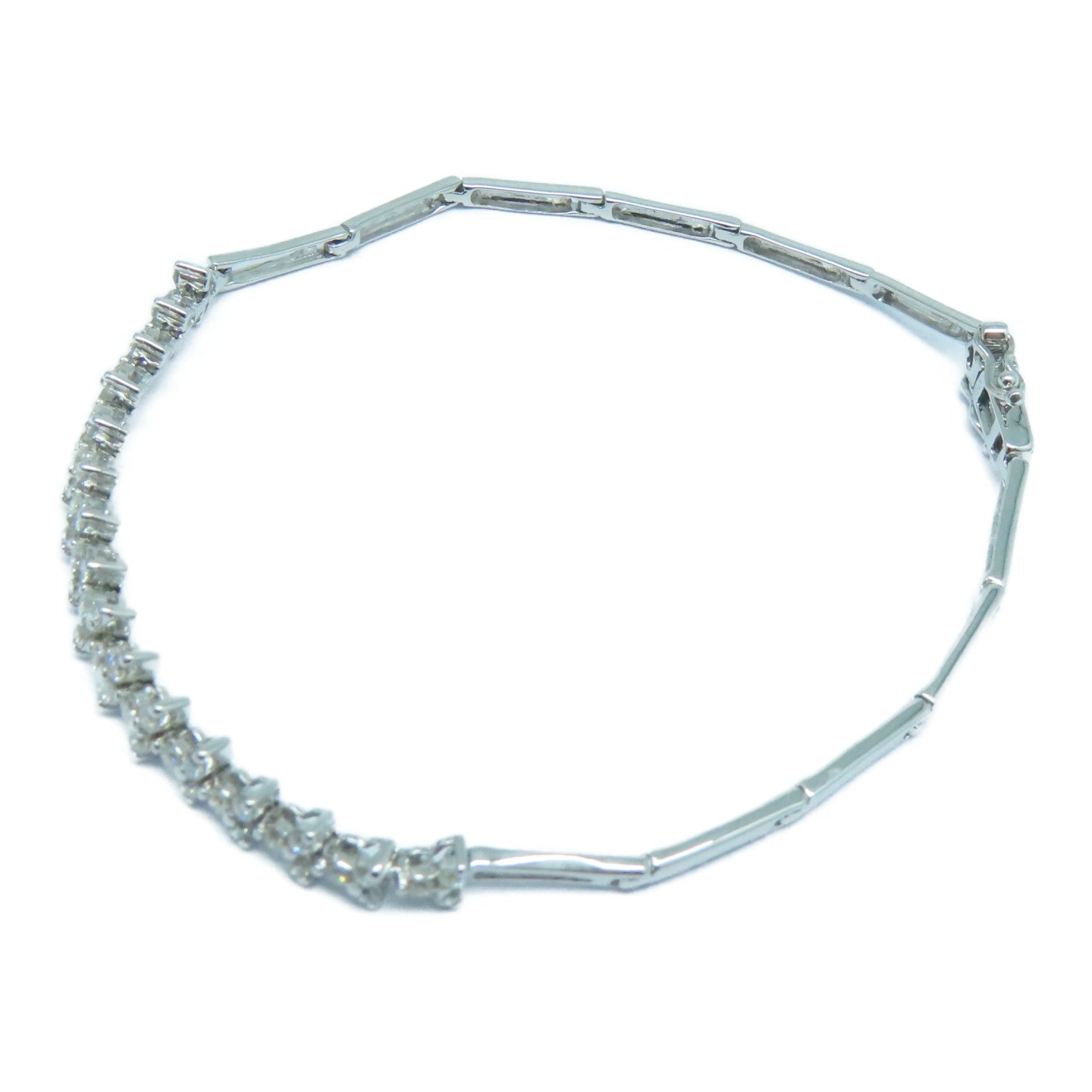JEWELRY 18K White Gold Diamond Bracelet Diamond Bracelet