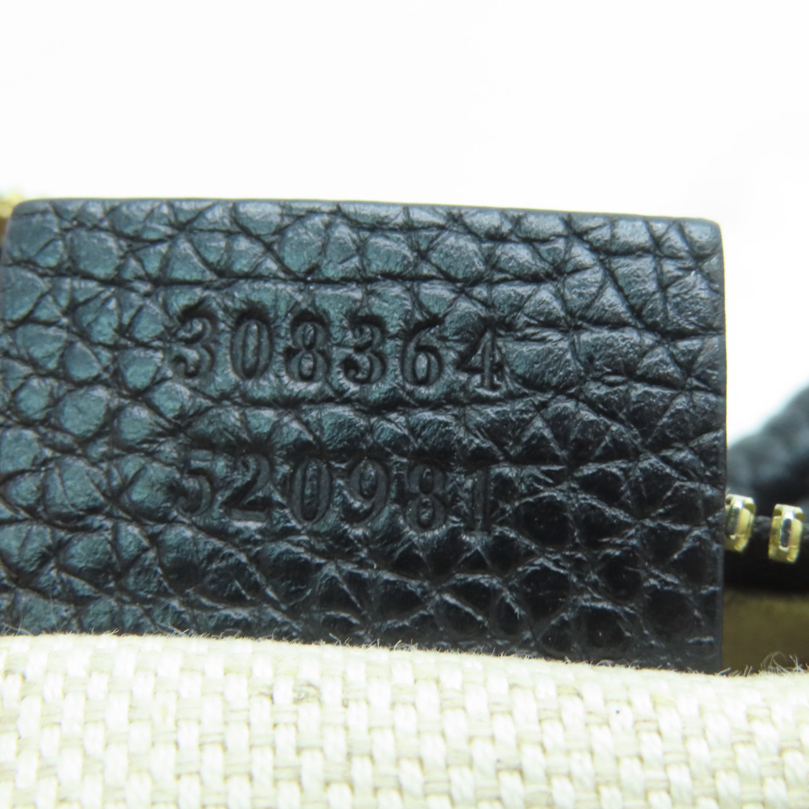 GUCCI 牛皮皮革Soho Shoulder Bag金扣肩背袋黑色