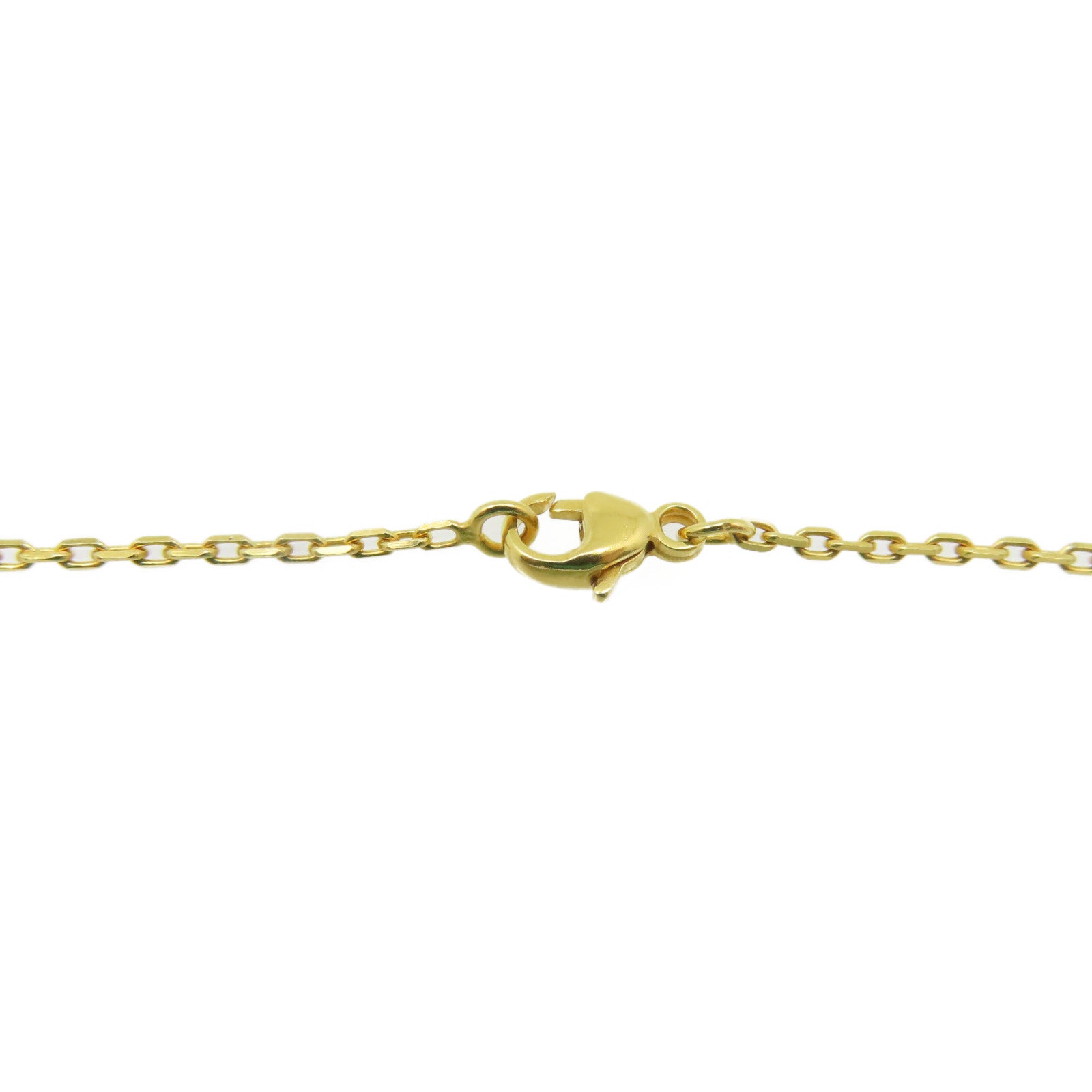 HERMES 金屬/Swift皮革O' Kelly Necklace項鍊金色/黑色