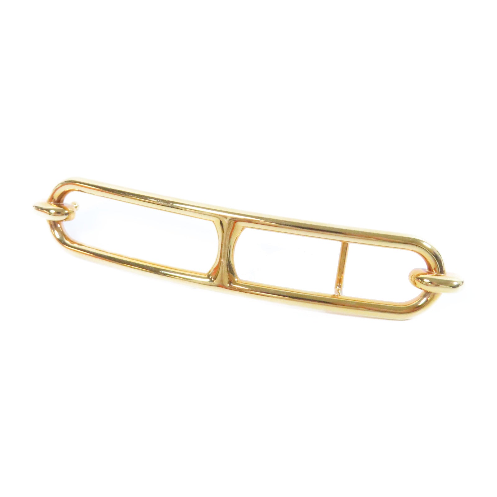 HERMES Epsom皮革Roulis Belt金扣皮帶Etoupe大象灰色