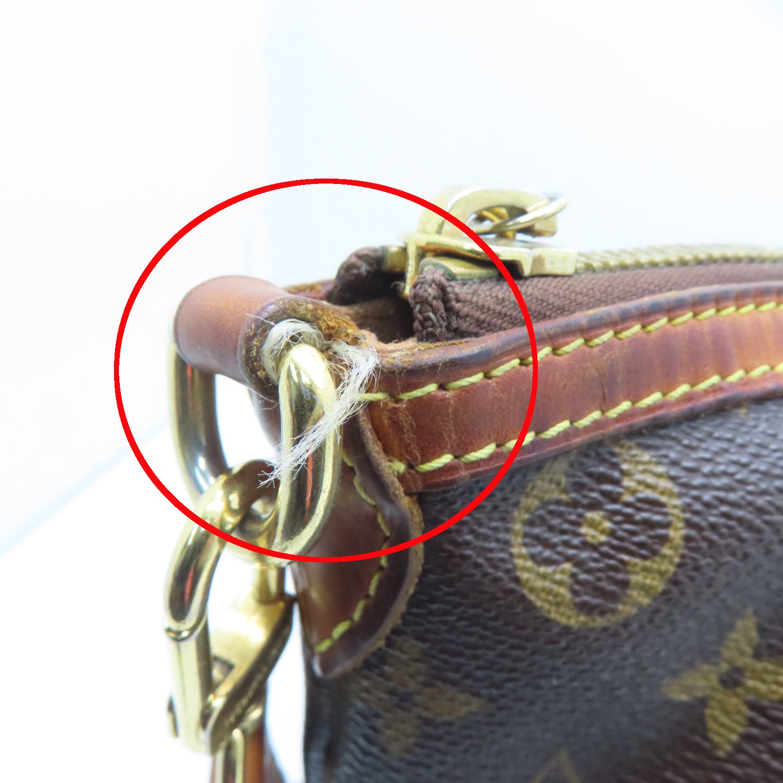 LOUIS VUITTON 【激減優惠】Monogram Palermo PM金扣手挽肩背兩用袋啡色