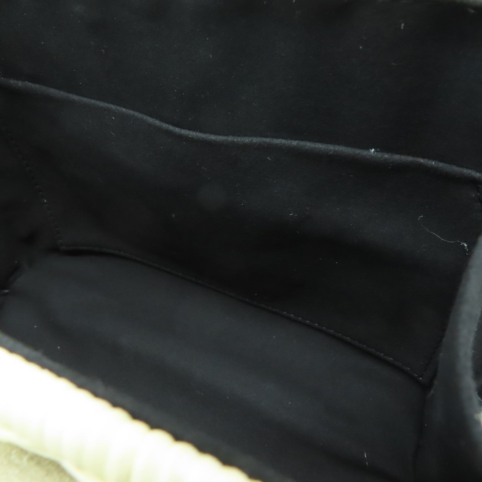 Furla [Sharp Discount] Rattan/Craft Leather Furla 1927 Shoulder Gold Buckle Shoulder Bag White