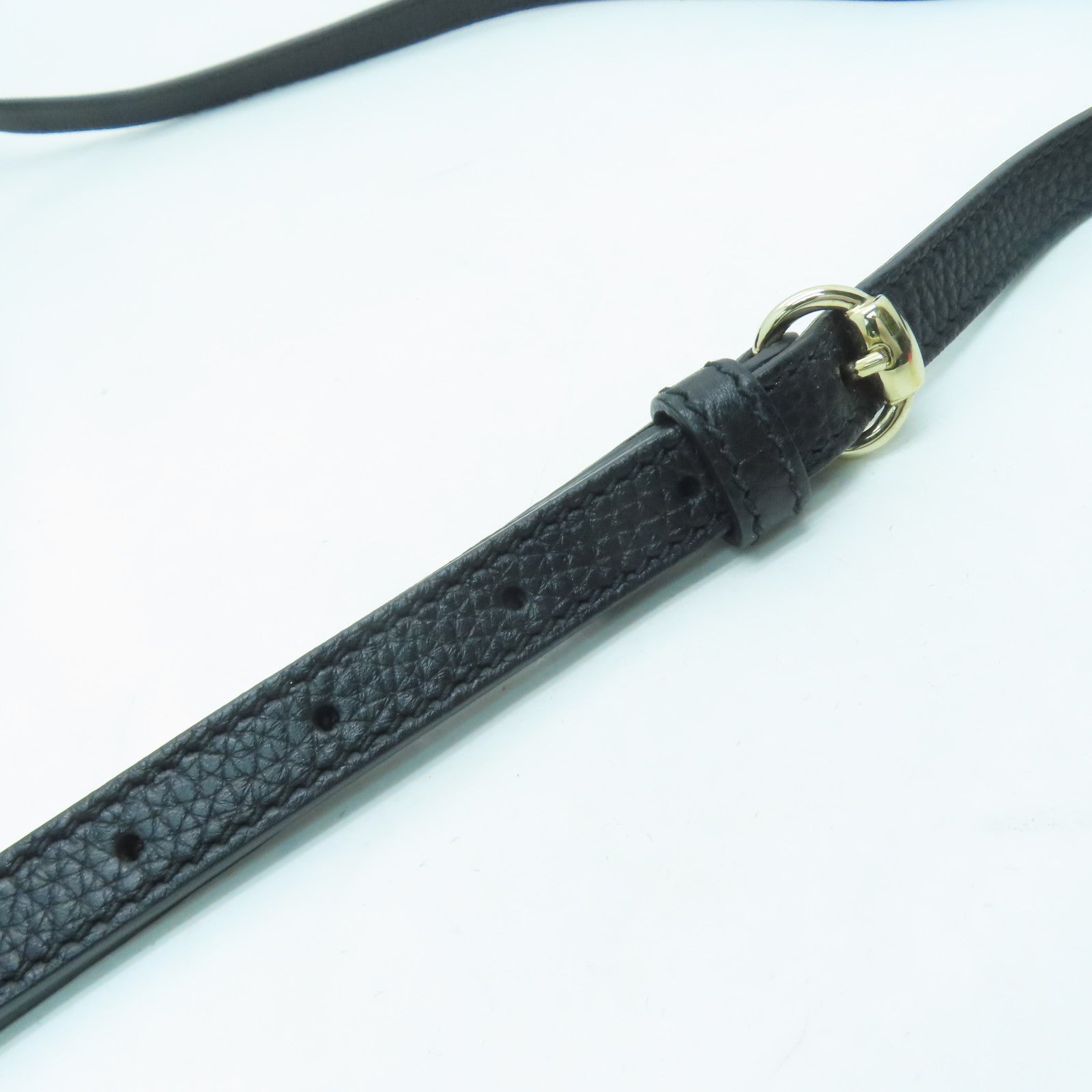 GUCCI 牛皮皮革Soho Shoulder Bag金扣肩背袋黑色