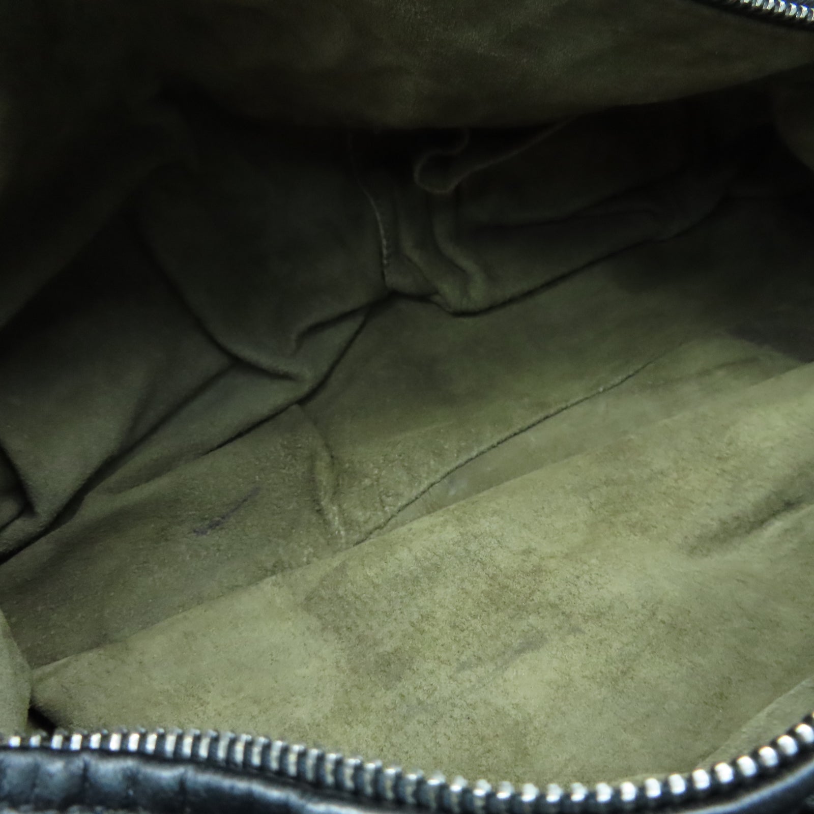 BOTTEGA VENETA 羊皮皮革Shoulder Bag銀扣肩背袋黑色