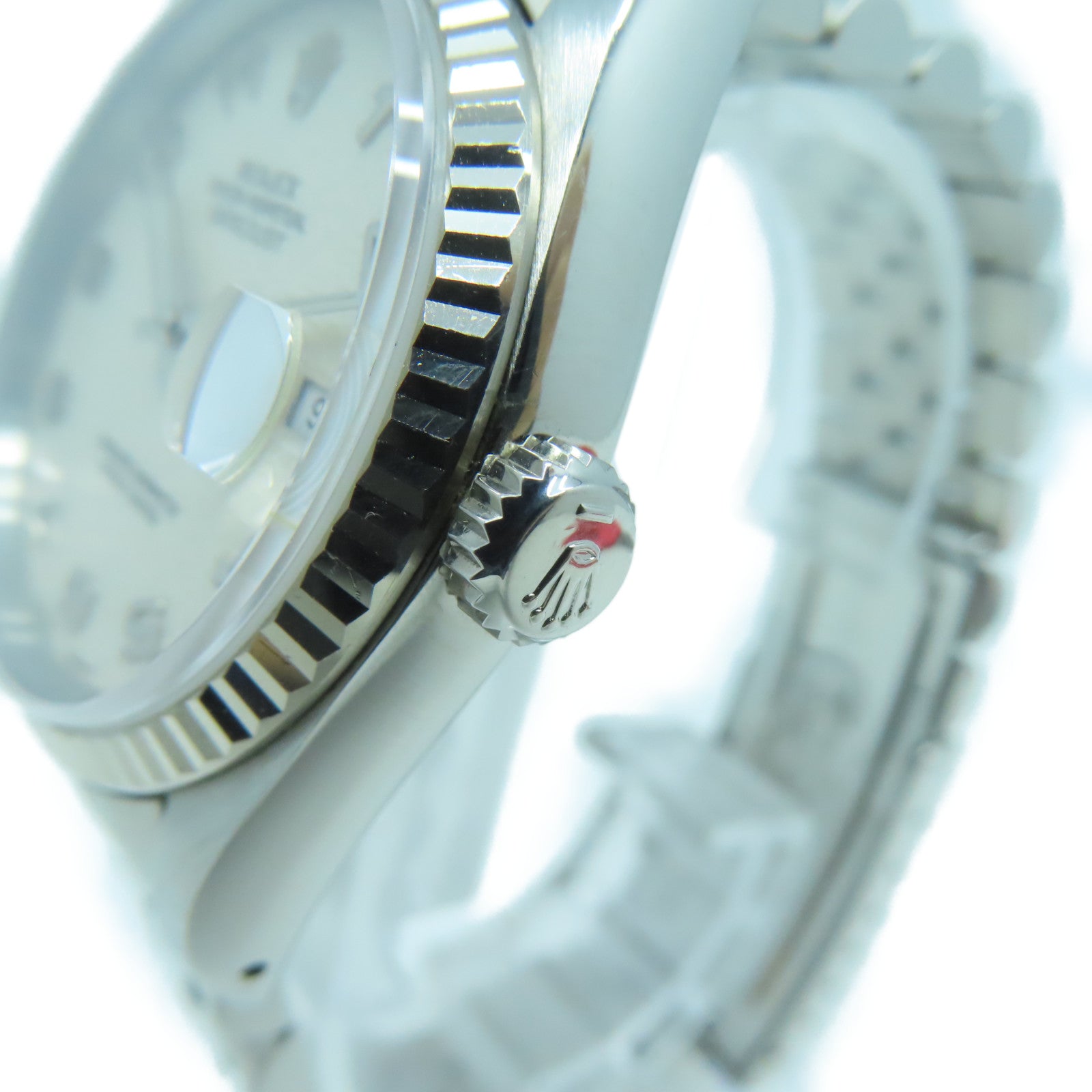 ROLEX 18K白金Datejust 36mm不鏽鋼手錶自動機芯白色
