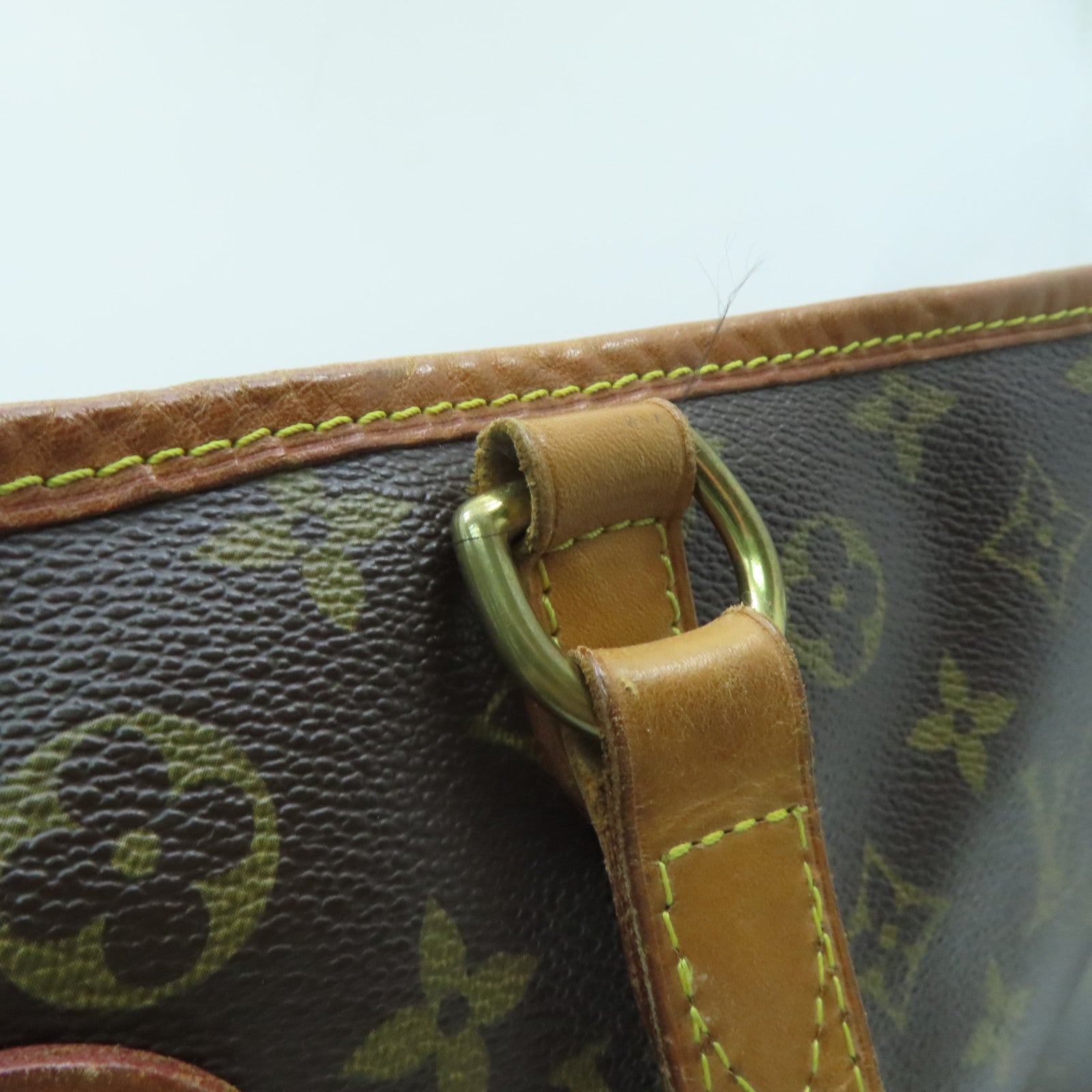 LOUIS VUITTON Monogram Batignolles Horizontal金扣肩背袋啡色