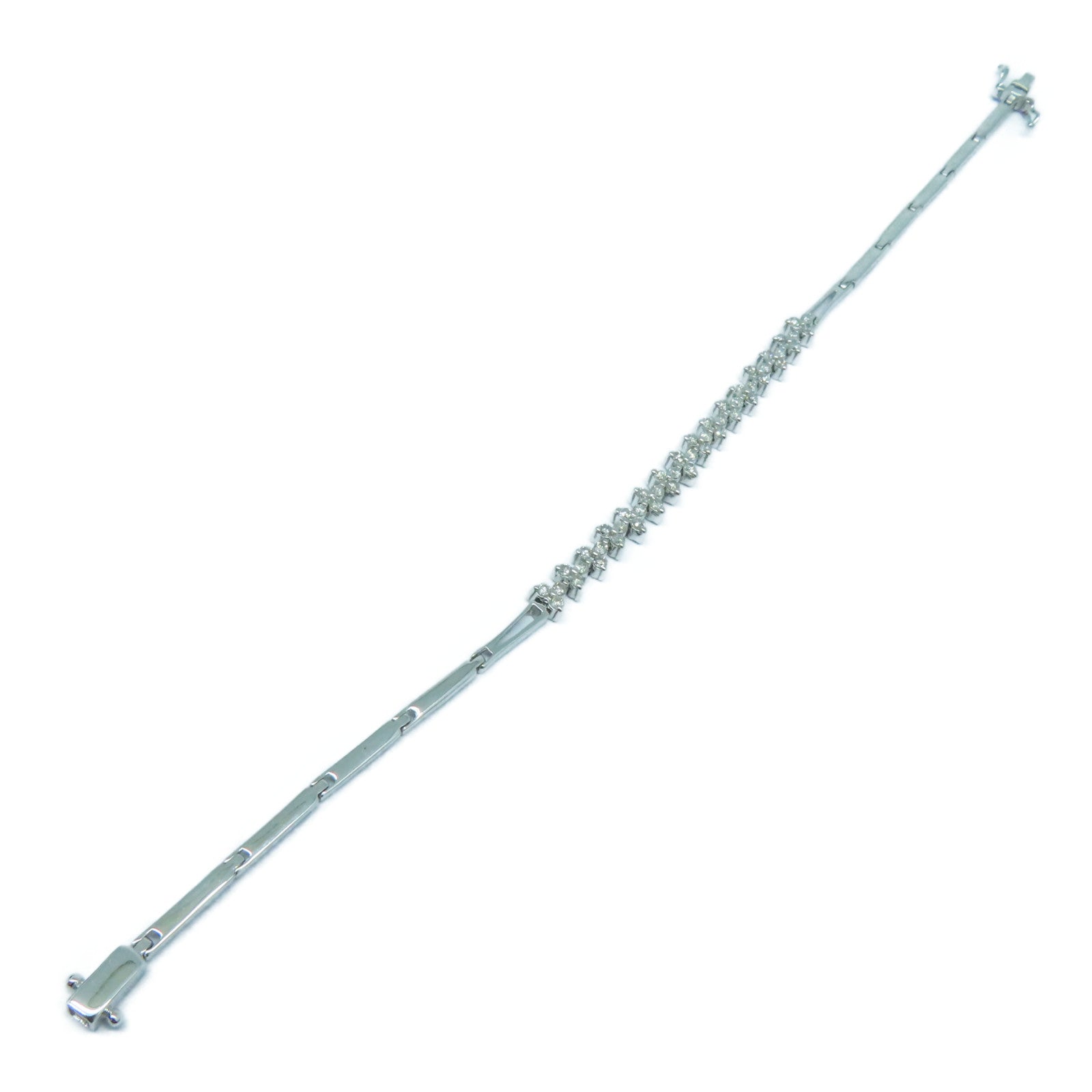 JEWELRY 18K White Gold Diamond Bracelet Diamond Bracelet