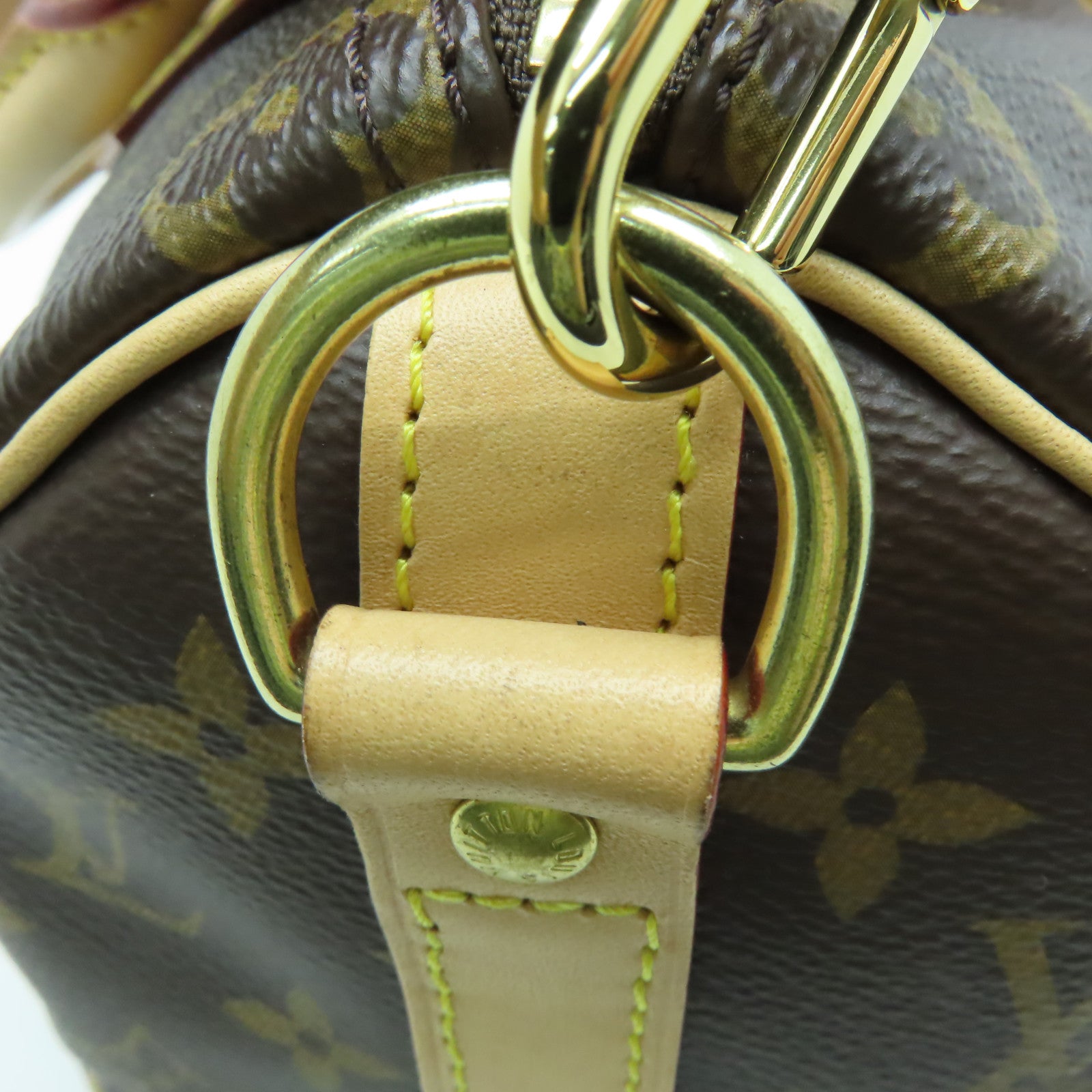 LOUIS VUITTON Monogram Speedy Bondouliere 25金扣手挽肩背兩用袋啡色