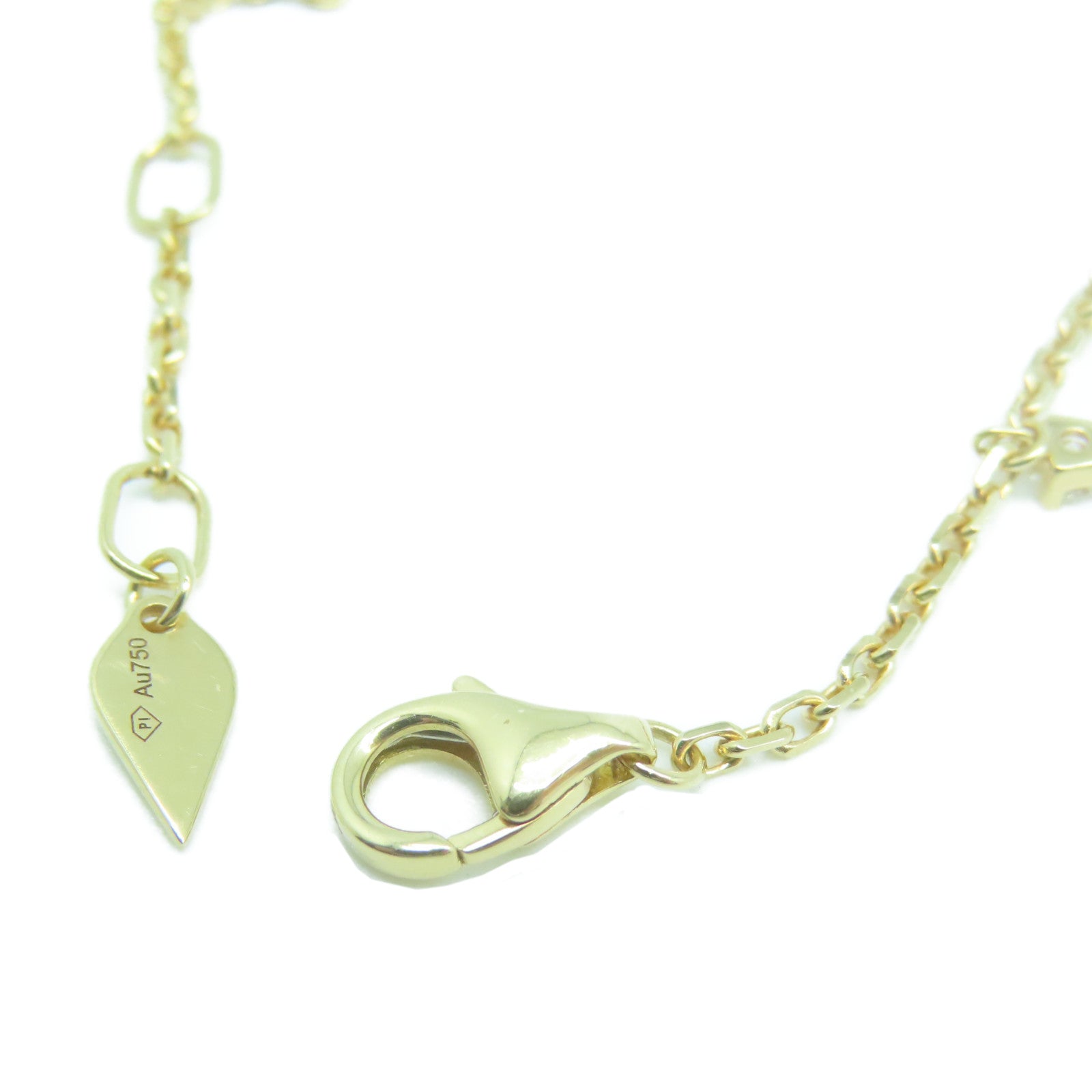 PIAGET 18K玫瑰金/水晶Piaget Sunlight手鏈#15.5cm