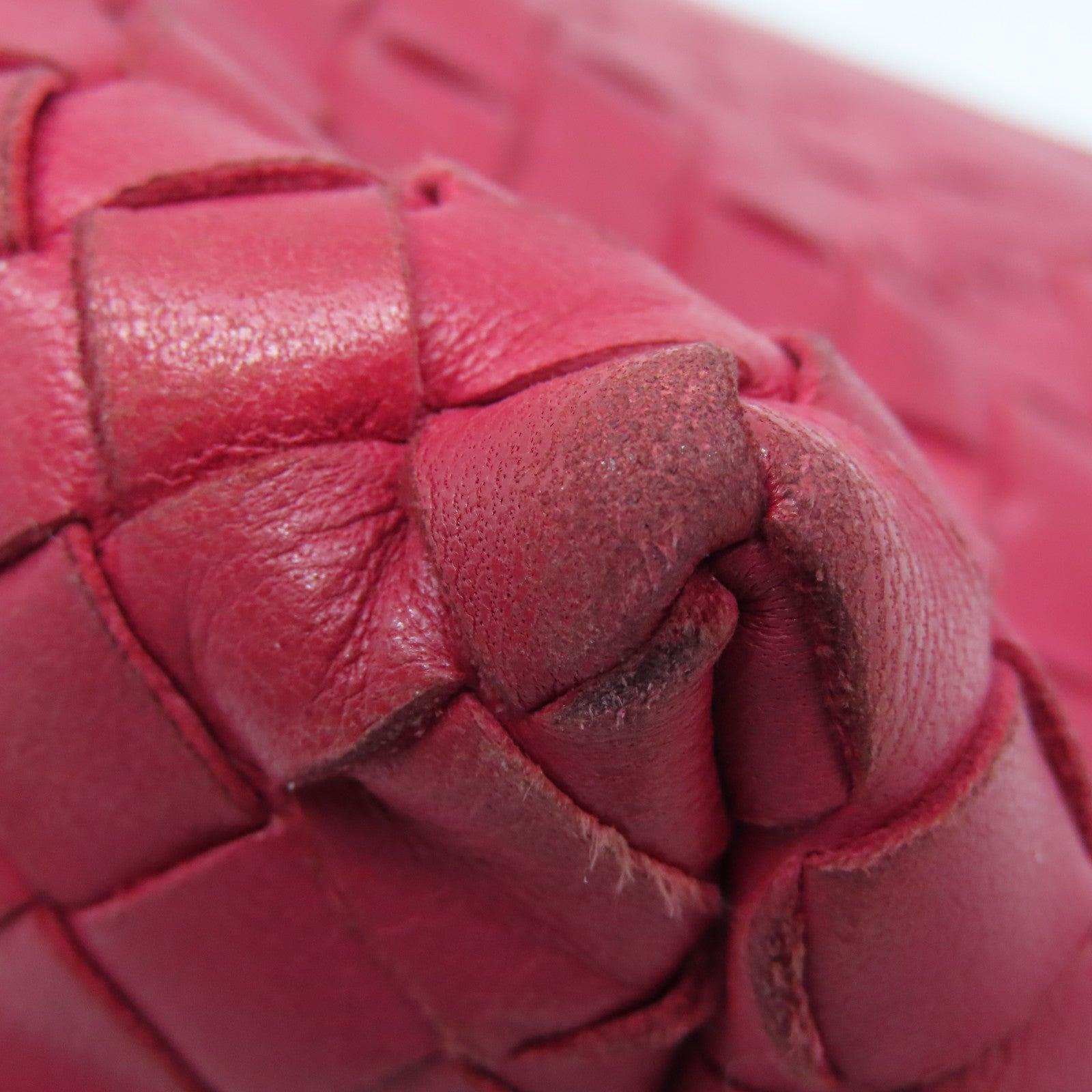 BOTTEGA VENETA 羊皮皮革Shoulder Bag金扣肩背袋紅色