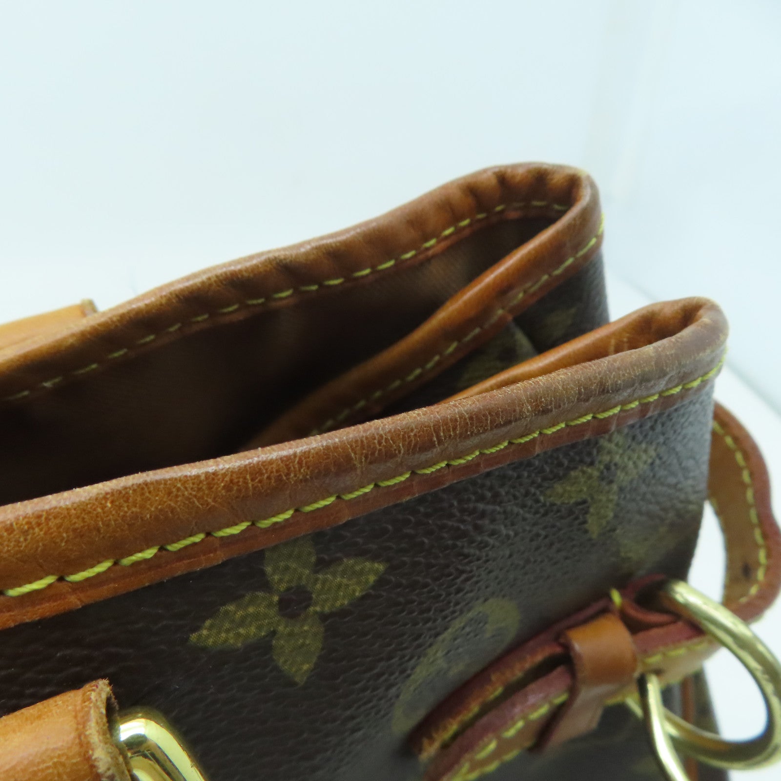 LOUIS VUITTON Monogram Batignolles Horizontal金扣肩背袋啡色