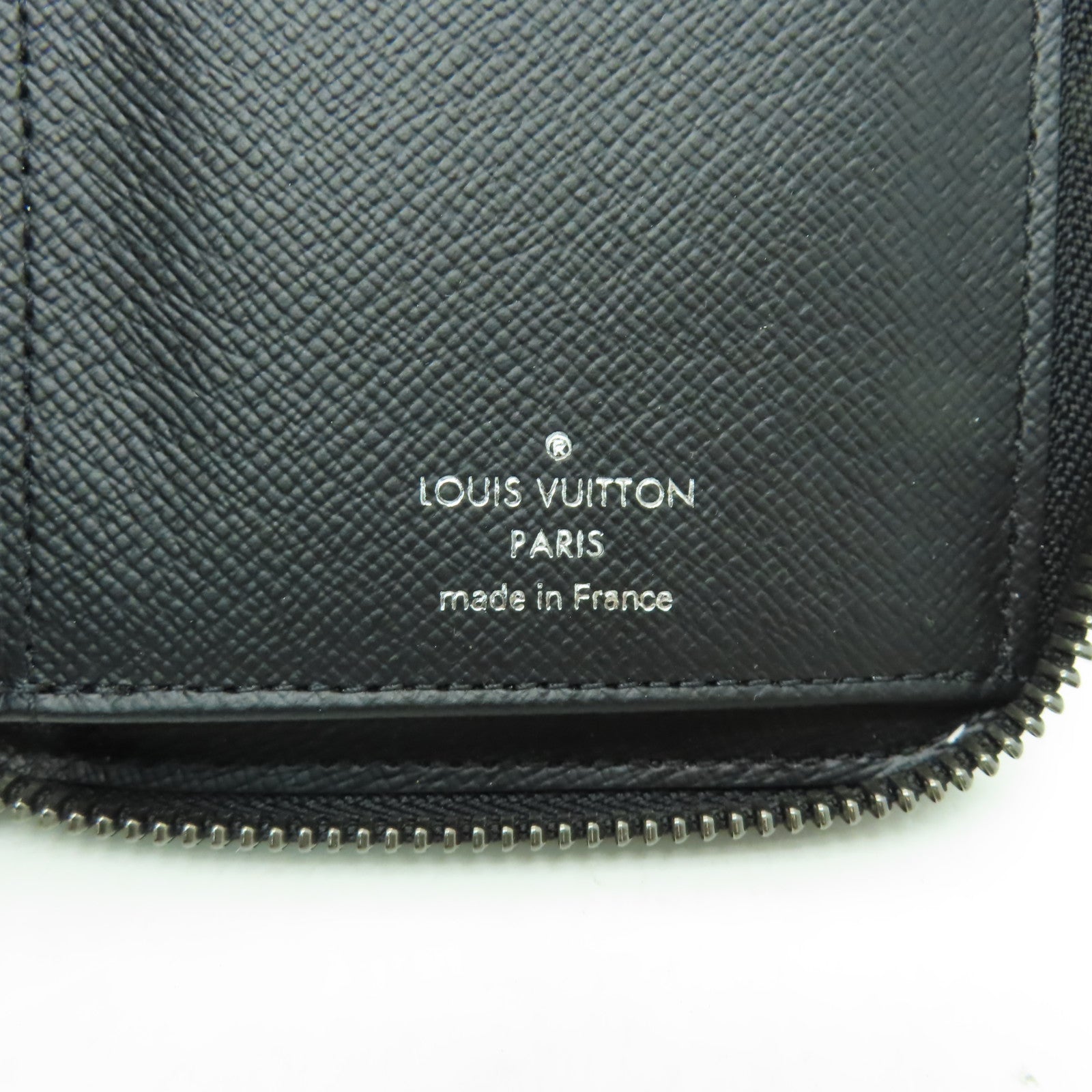 LOUIS VUITTON Monogram Eclipse Zipper Long Wallet銀扣長錢包黑色