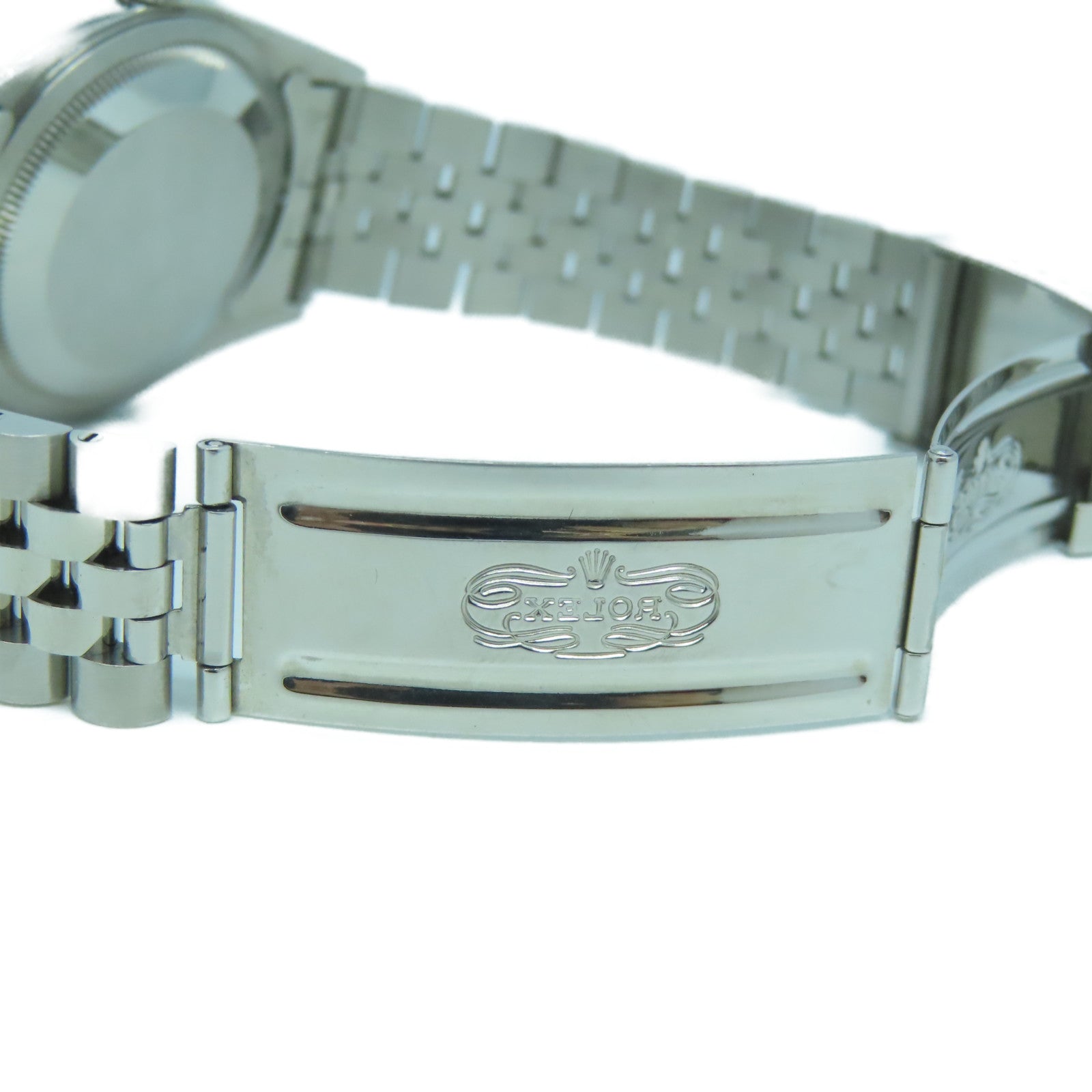 ROLEX 18K白金Datejust 36mm不鏽鋼手錶自動機芯白色