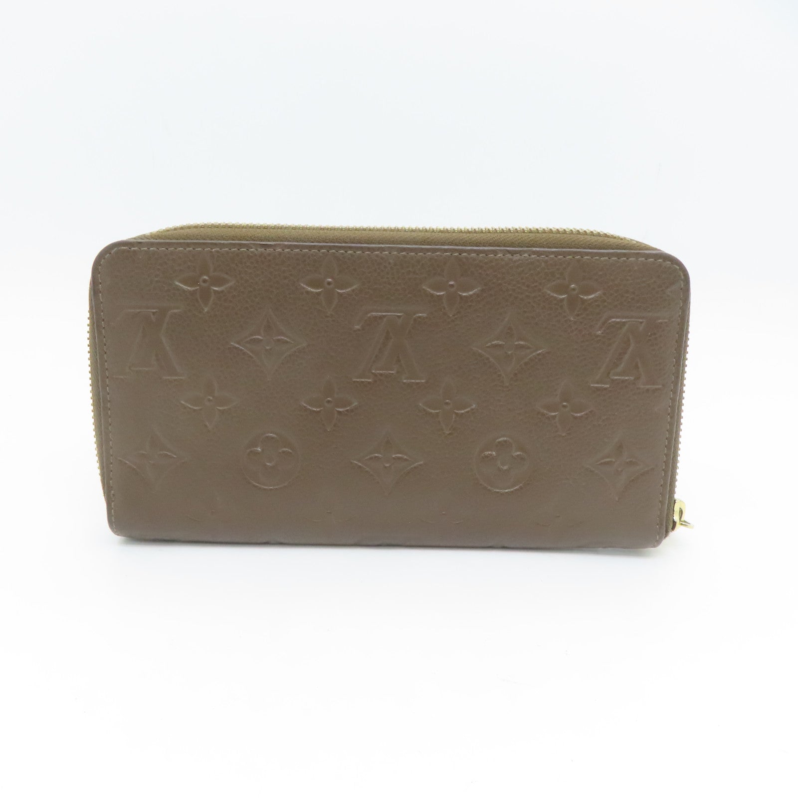 LOUIS VUITTON Monogram Empreinte Wallet Long Wallet Brown