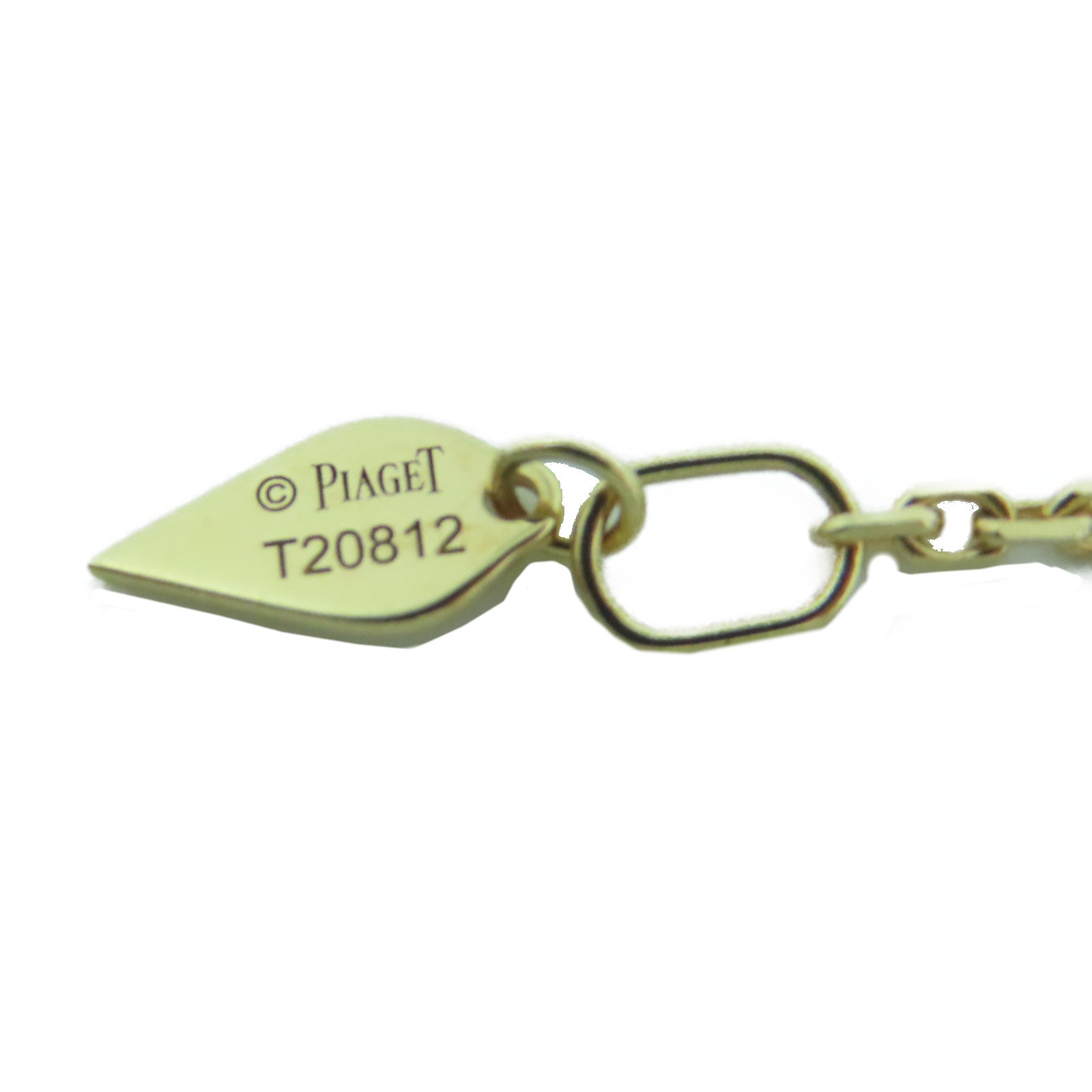 PIAGET 18K玫瑰金/水晶Piaget Sunlight手鏈#15.5cm