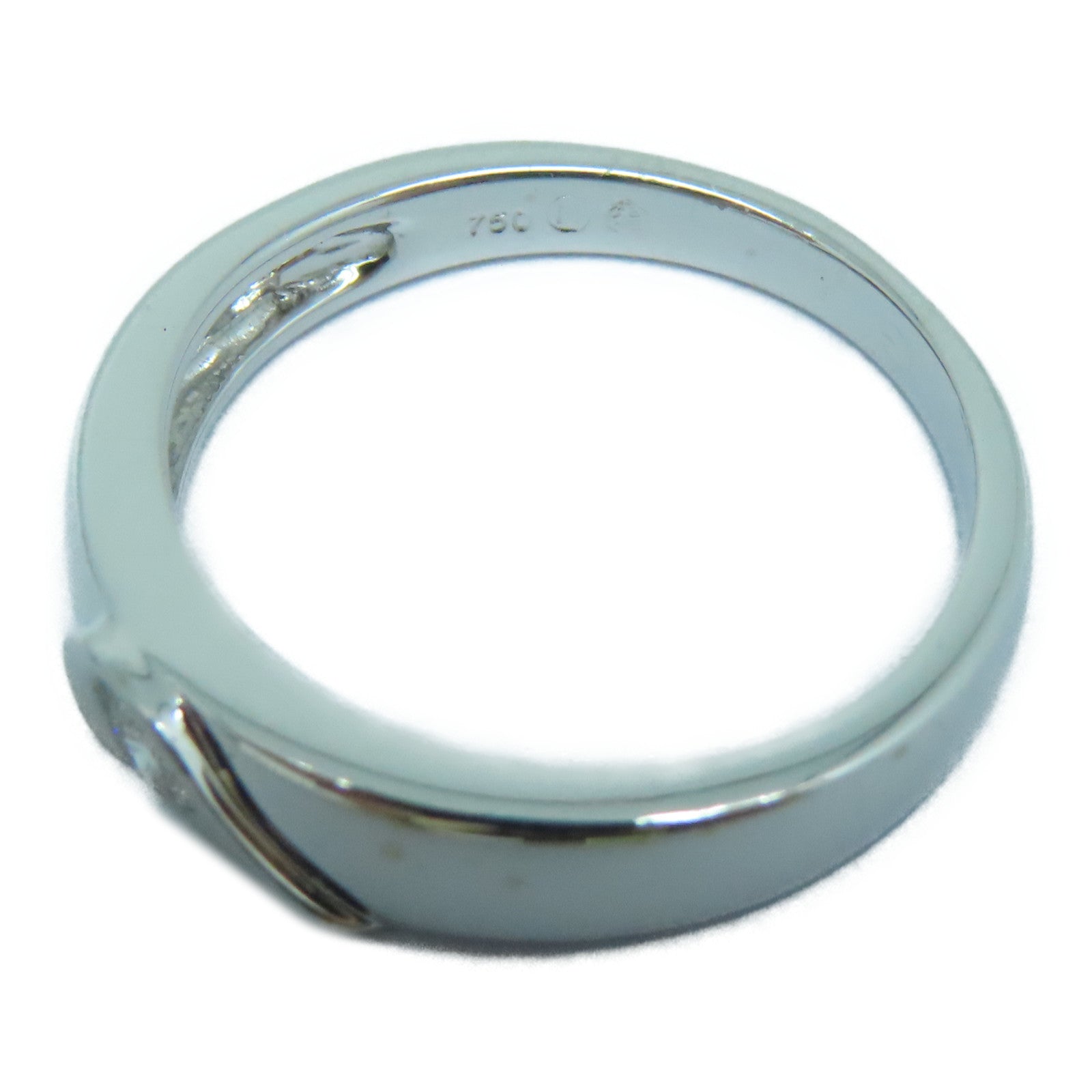 JEWELRY 18K白金Diamond Ring钻石戒指US#4.5