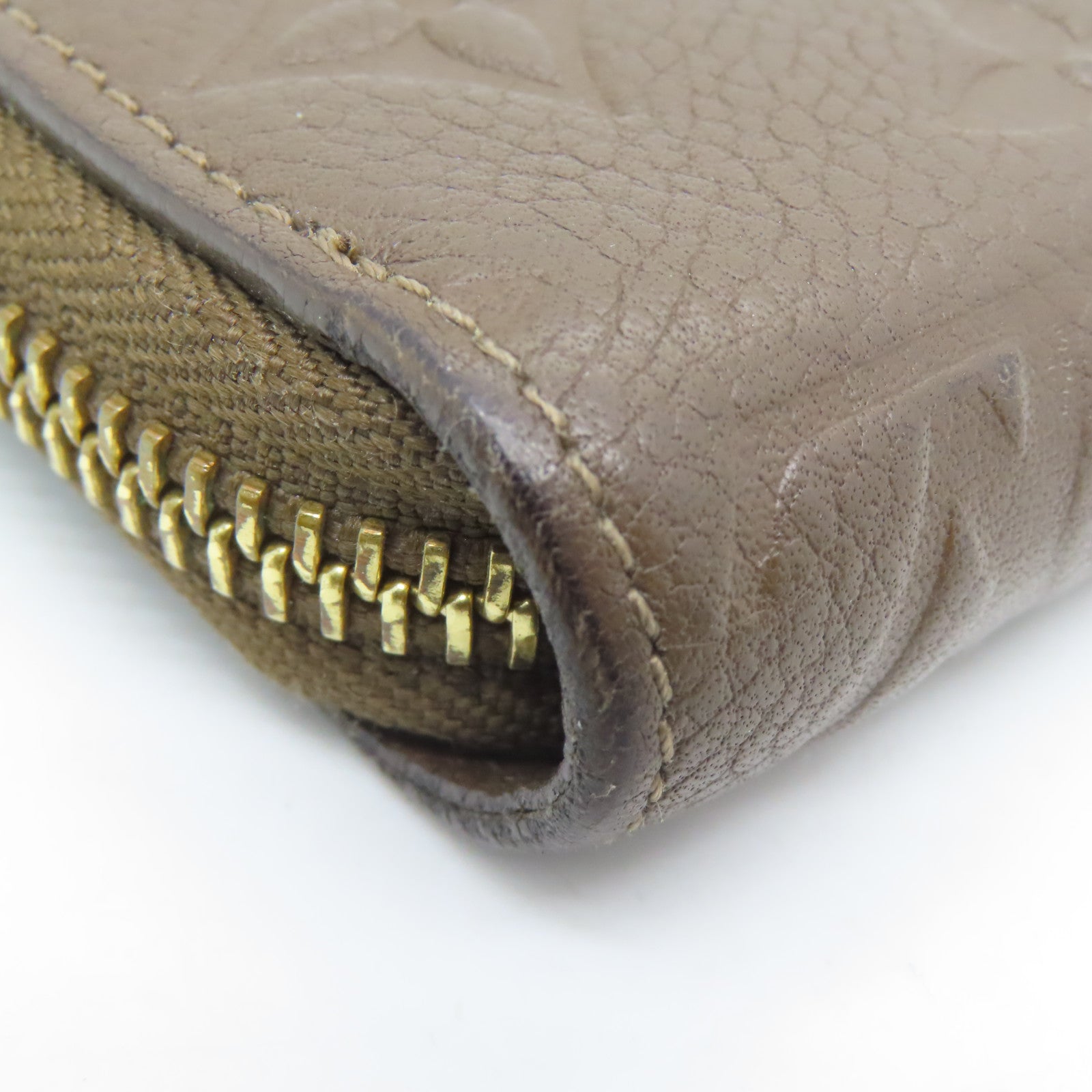 LOUIS VUITTON Monogram Empreinte Wallet Long Wallet Brown