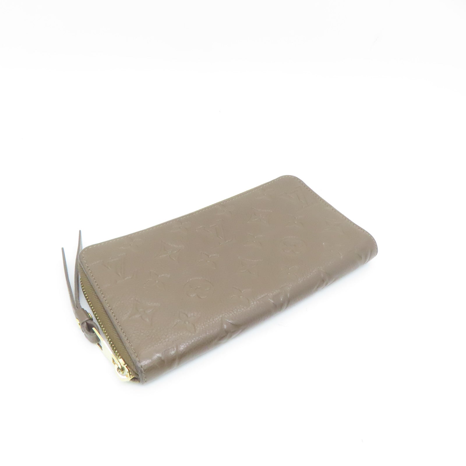 LOUIS VUITTON Monogram Empreinte Wallet Long Wallet Brown