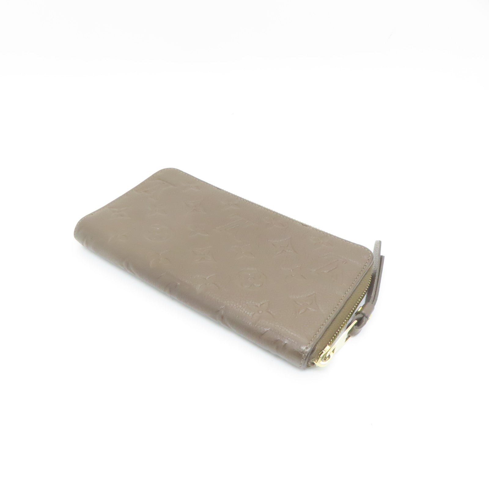 LOUIS VUITTON Monogram Empreinte Wallet Long Wallet Brown