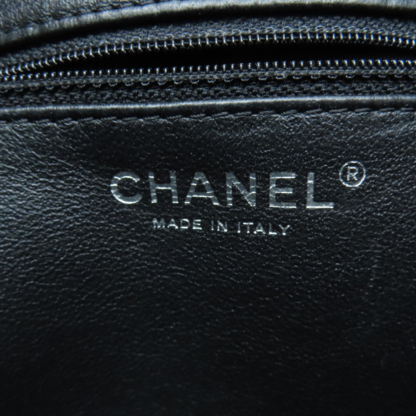 CHANEL 【激減優惠】菱格Caviar皮革Tote Bag銀扣手挽袋黑色