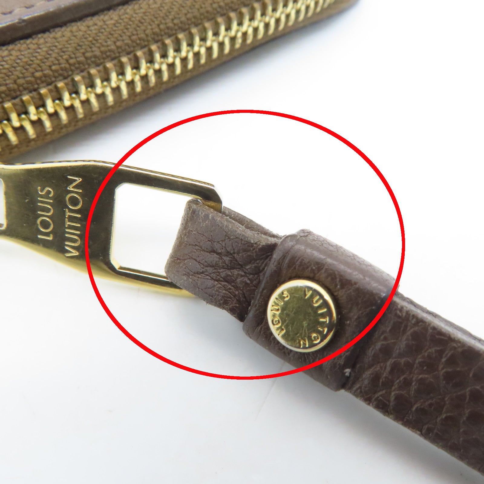 LOUIS VUITTON Monogram Empreinte Wallet Long Wallet Brown