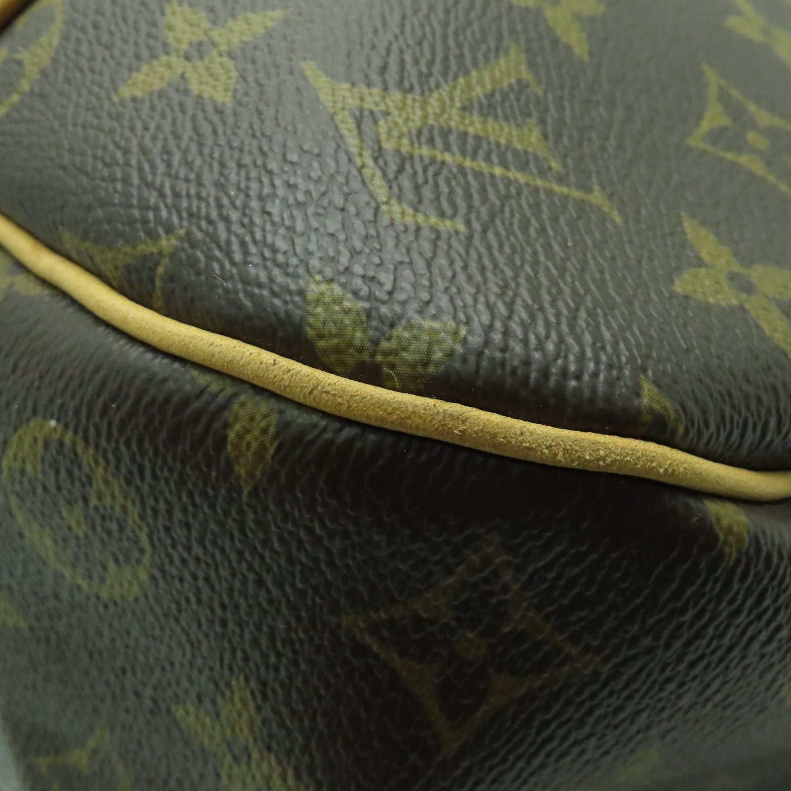 LOUIS VUITTON 【激減優惠】Monogram Galliera GM金扣肩背袋棕色
