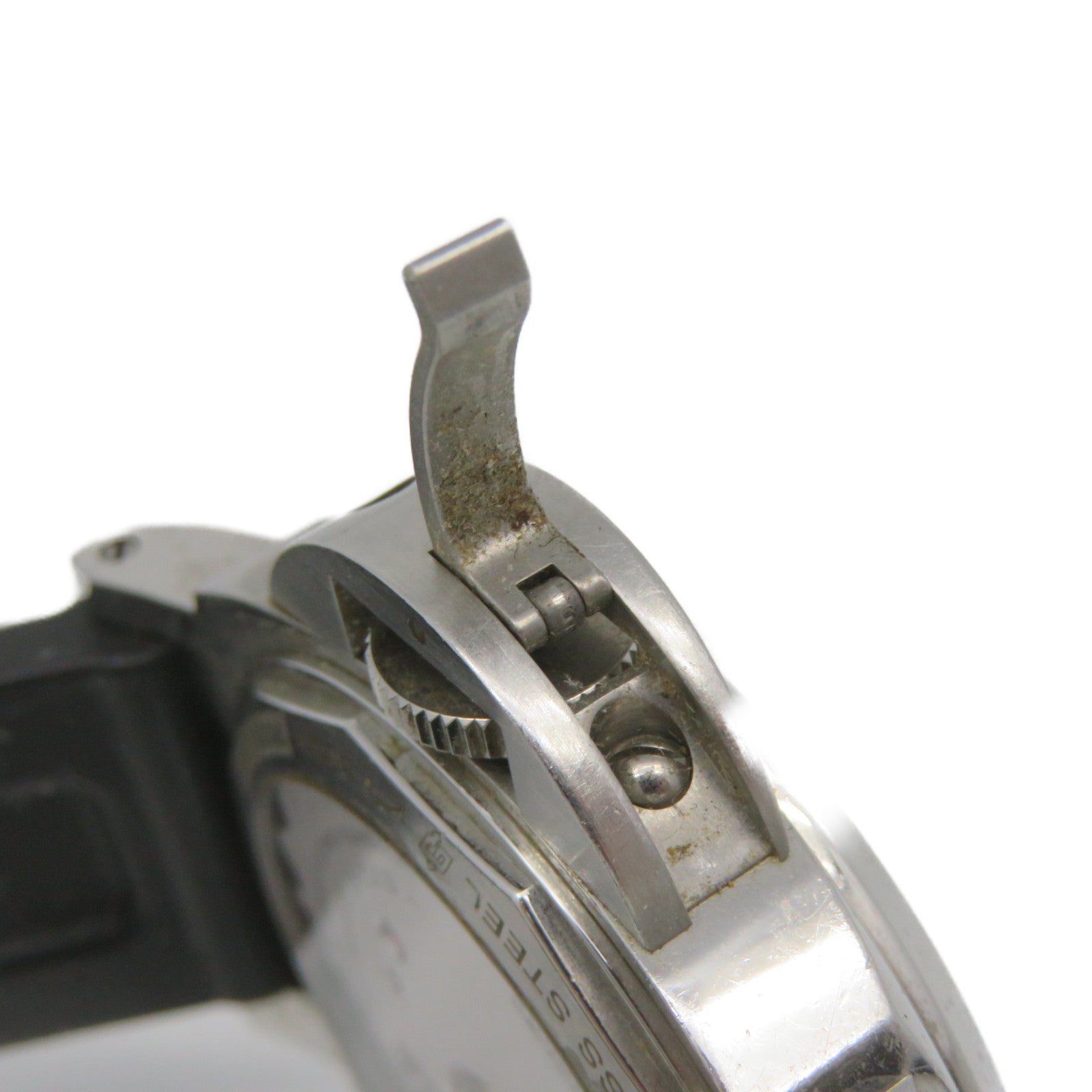 PANERAI Luminor Stainless Steel/Rubber Band Hand Volume Watch Watch Automatic Movement Black